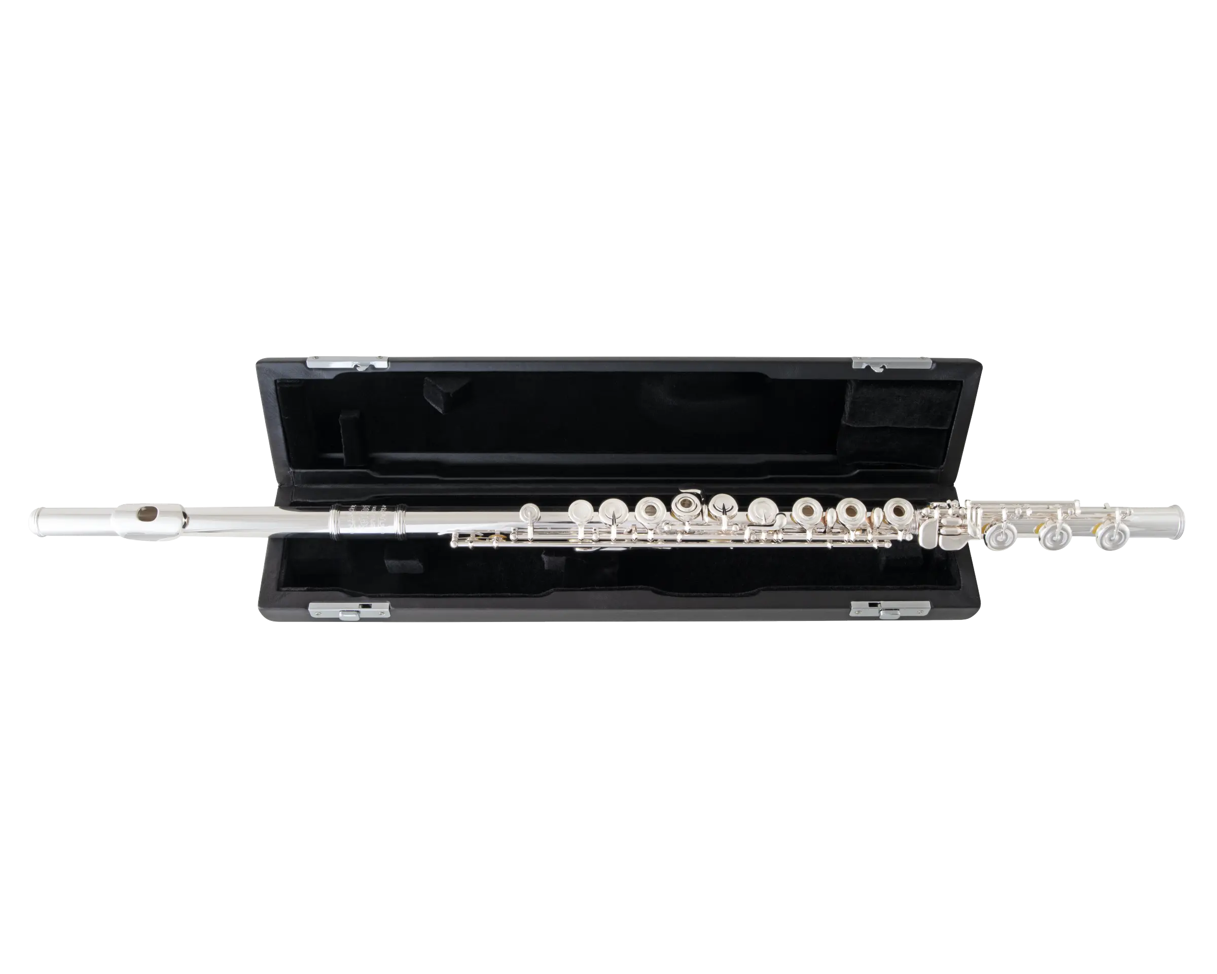 SFL611BO Selmer Intermediate Flute D - zoomed in