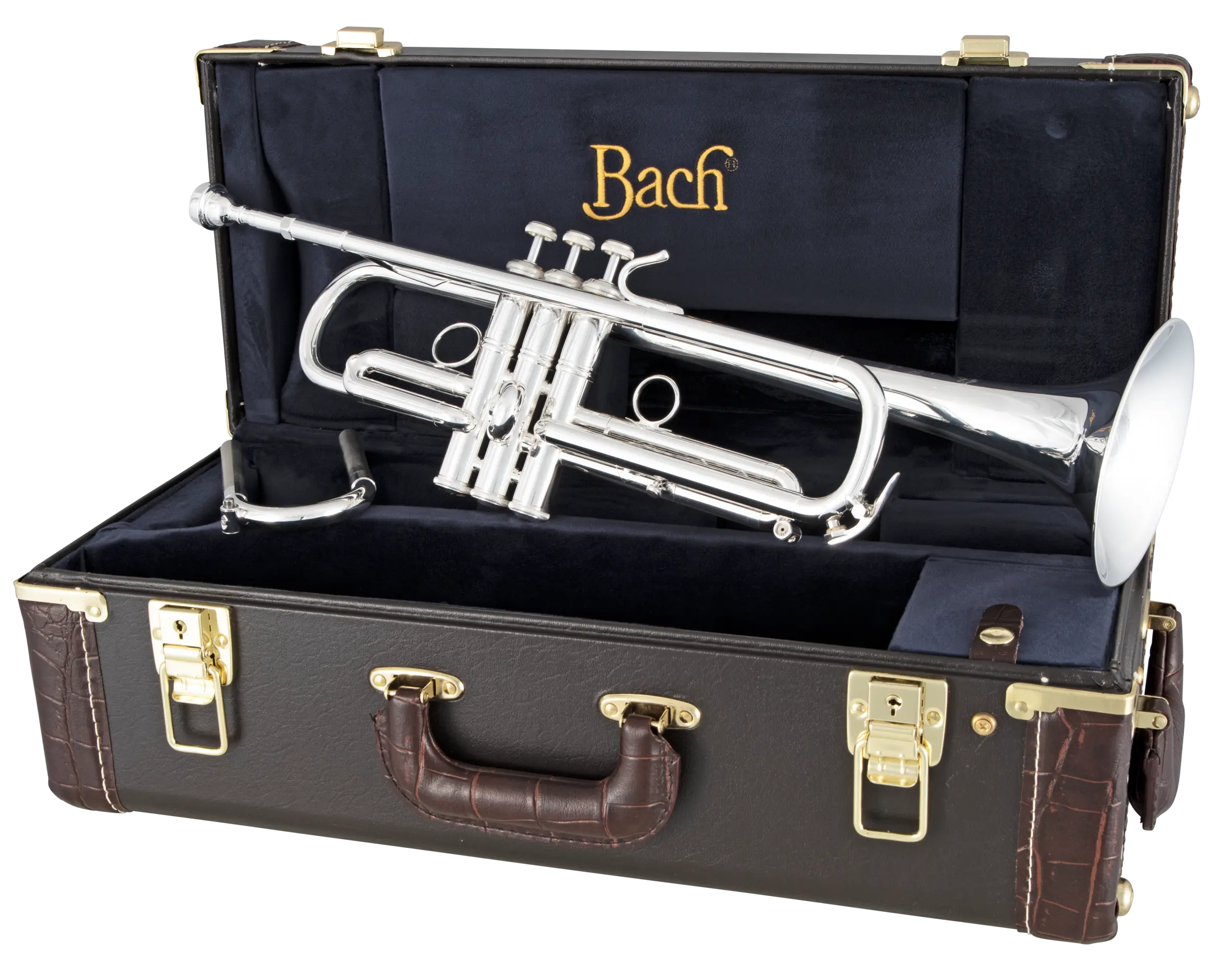 LT190SL1B Bach Silver Plate Trumpet Ic Fr Hz Fs - zoomed in