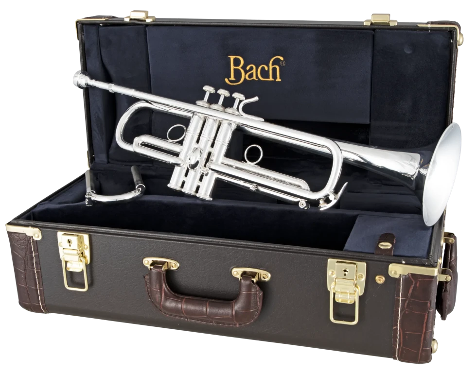 LT190SL1B Bach Silver Plate Trumpet Ic Fr Hz Fs