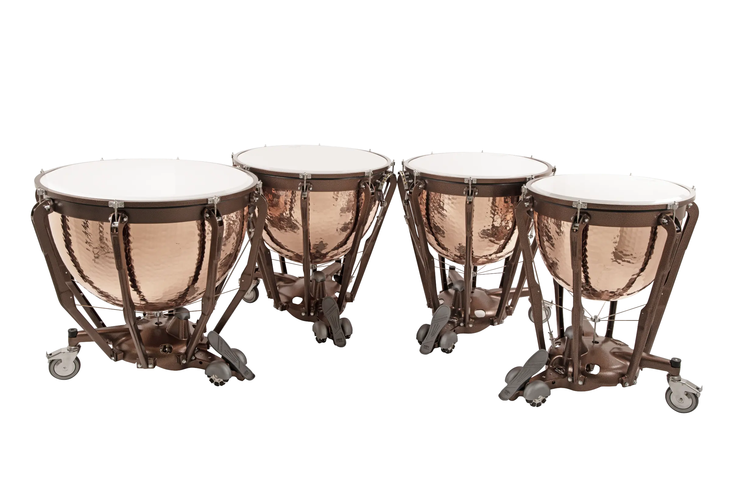LTP504KG Hammered Copper Bowl 4pc 23in-32in B - zoomed in