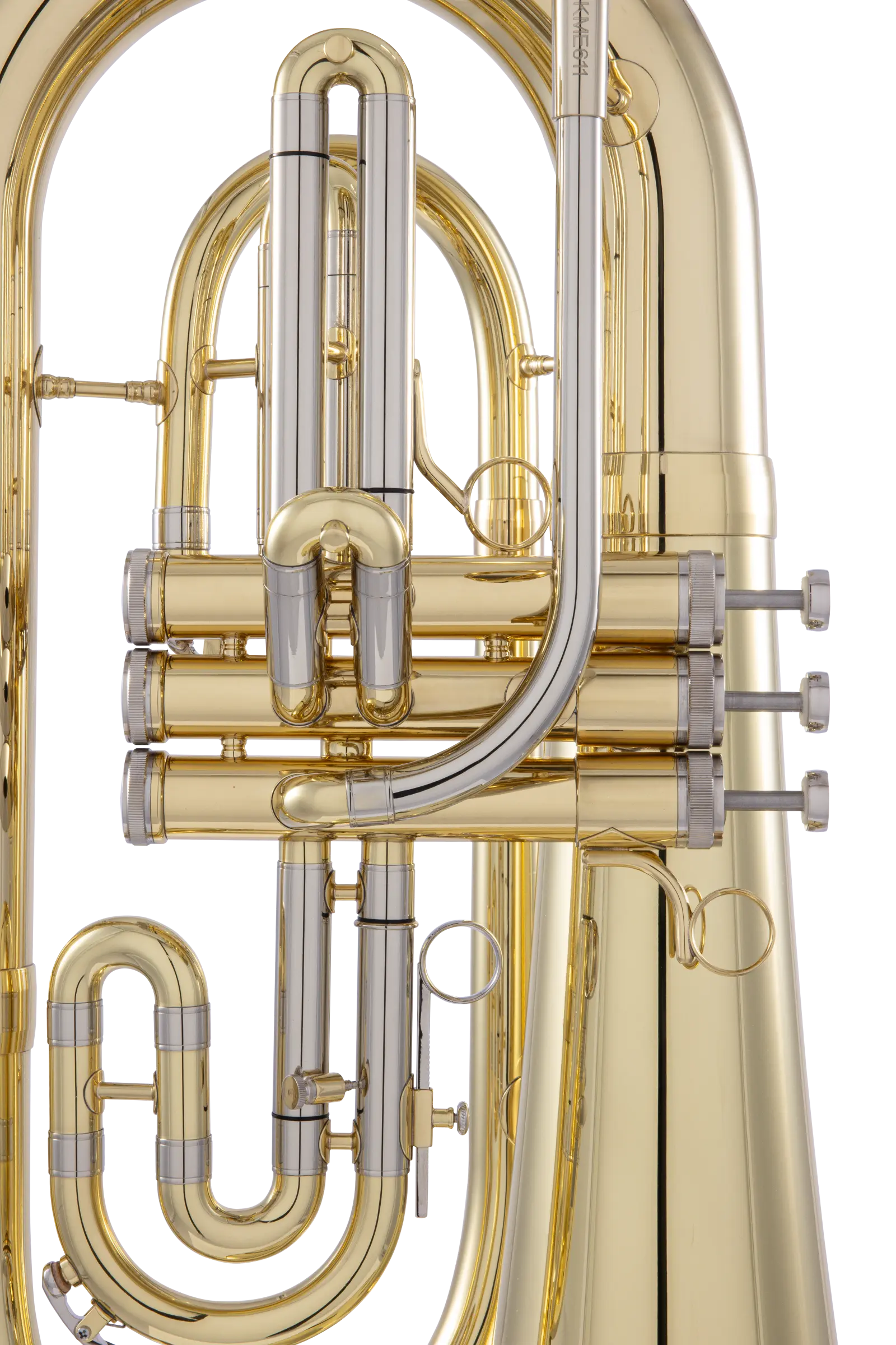 KME611 King Professional Marching Euphonium - zoomed in