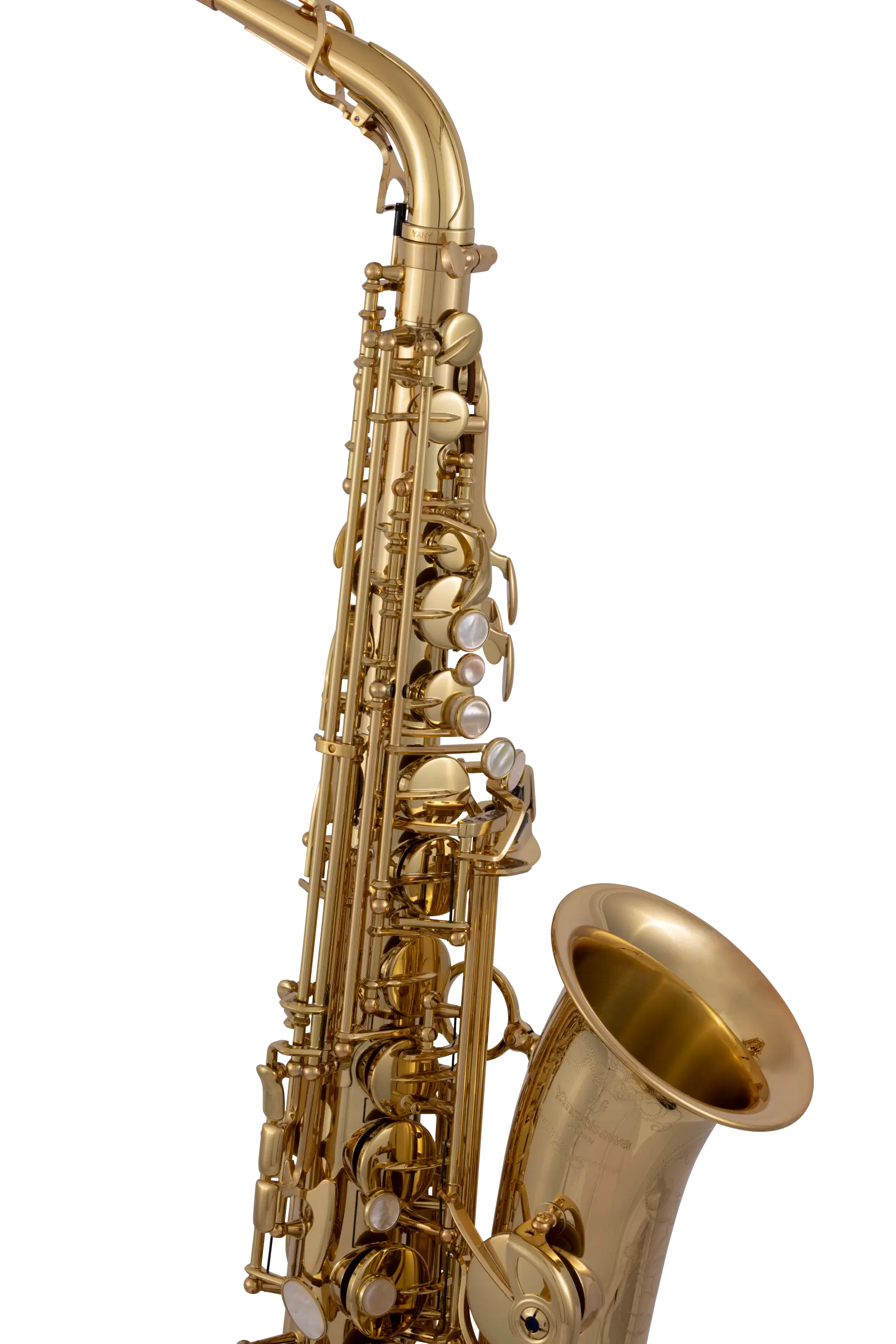 AW010 Yanagisawa Professional Alto Saxophone - zoomed in