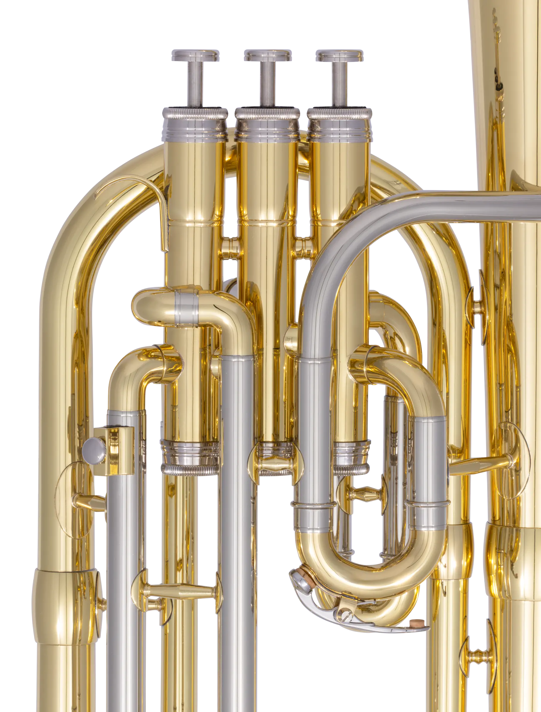 CAH311 Conn Beginner Alto Horn - zoomed in