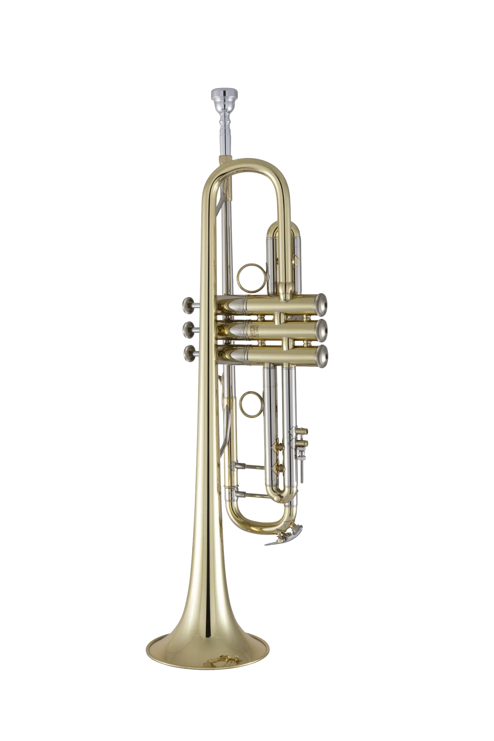 19072V Bach Professional Trumpet - zoomed in