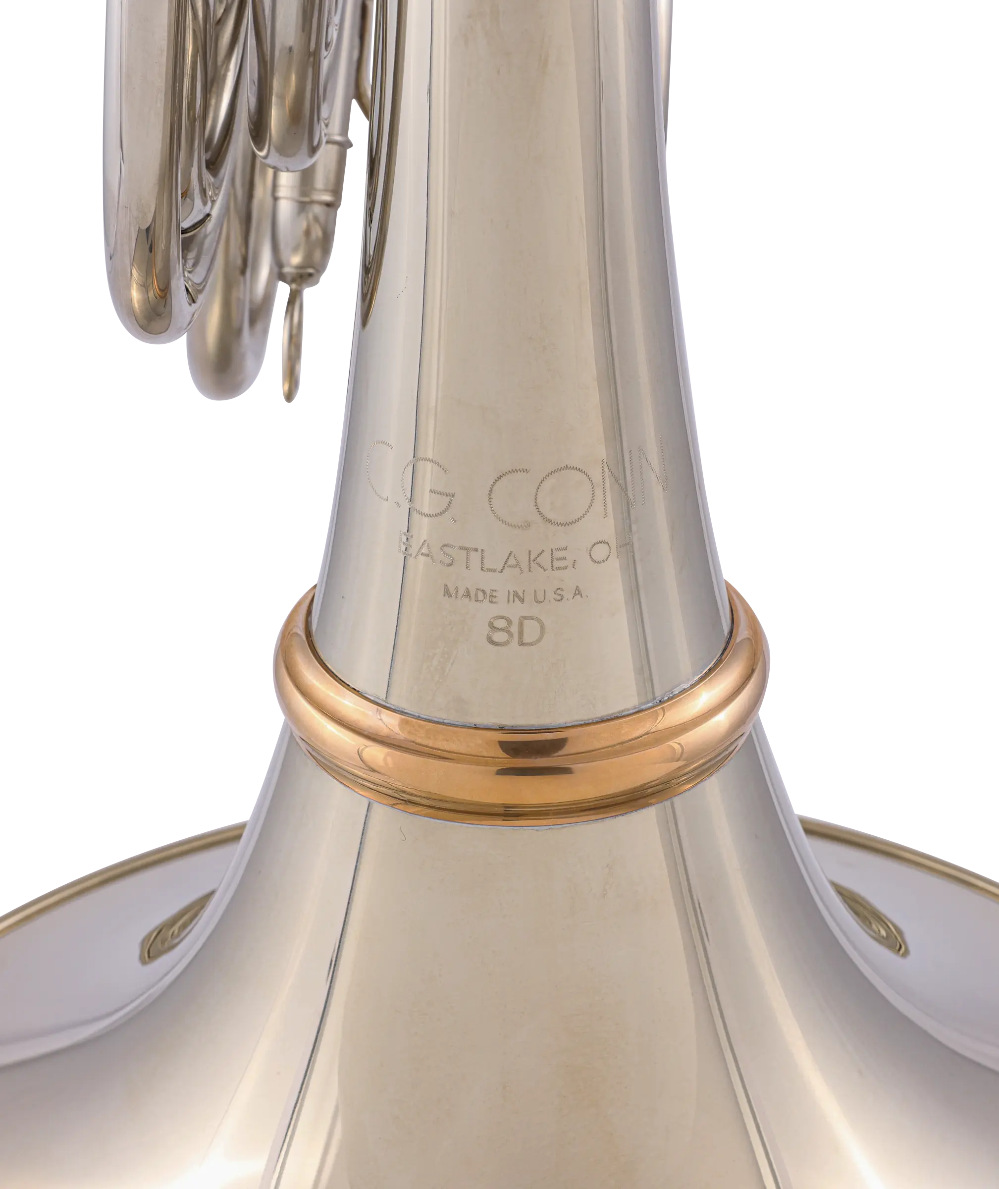 8DSUL Conn Professional French Horn - zoomed in