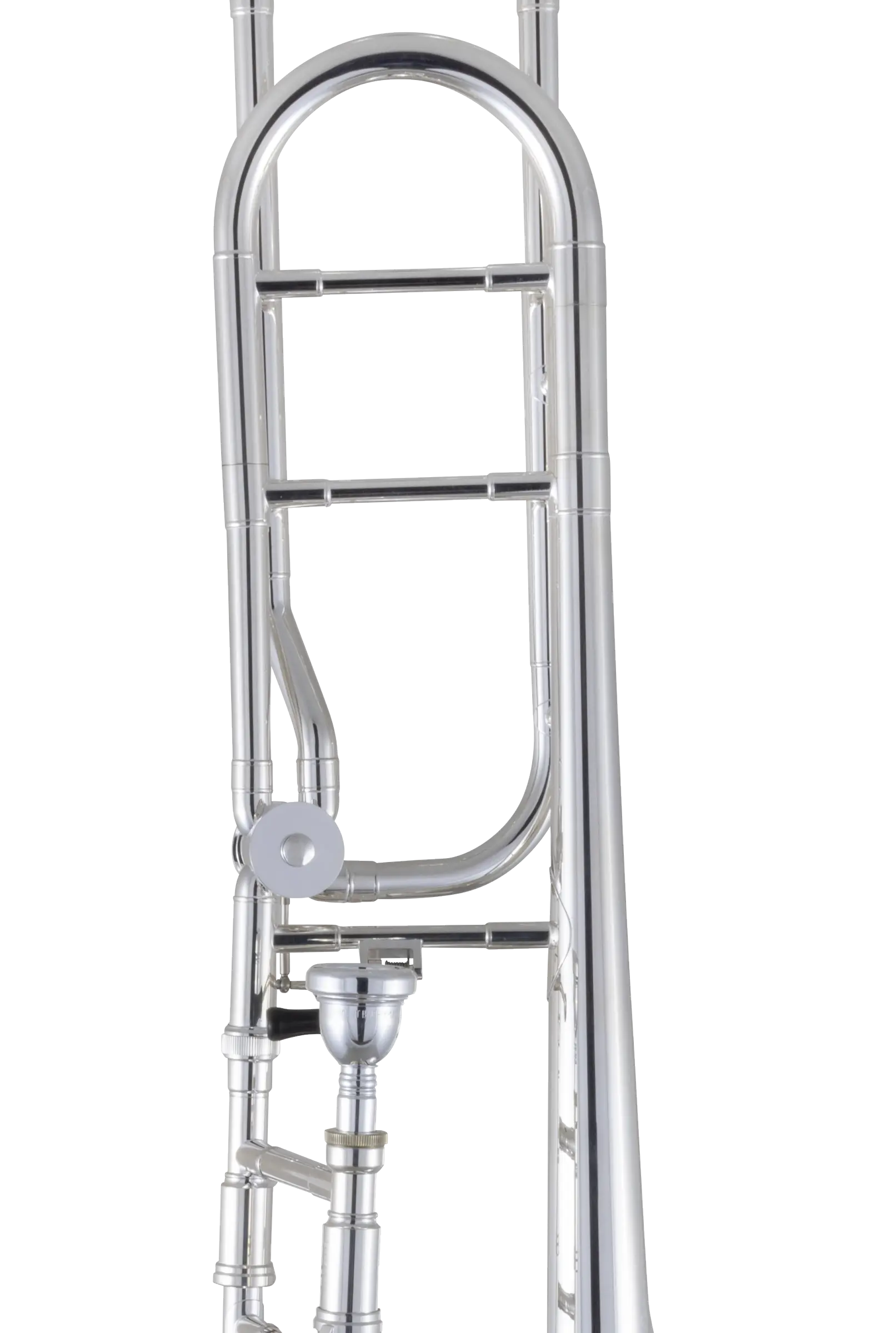 BTB411S Bach Intermediate Silver Trombone In Fr Vr Ms - zoomed in
