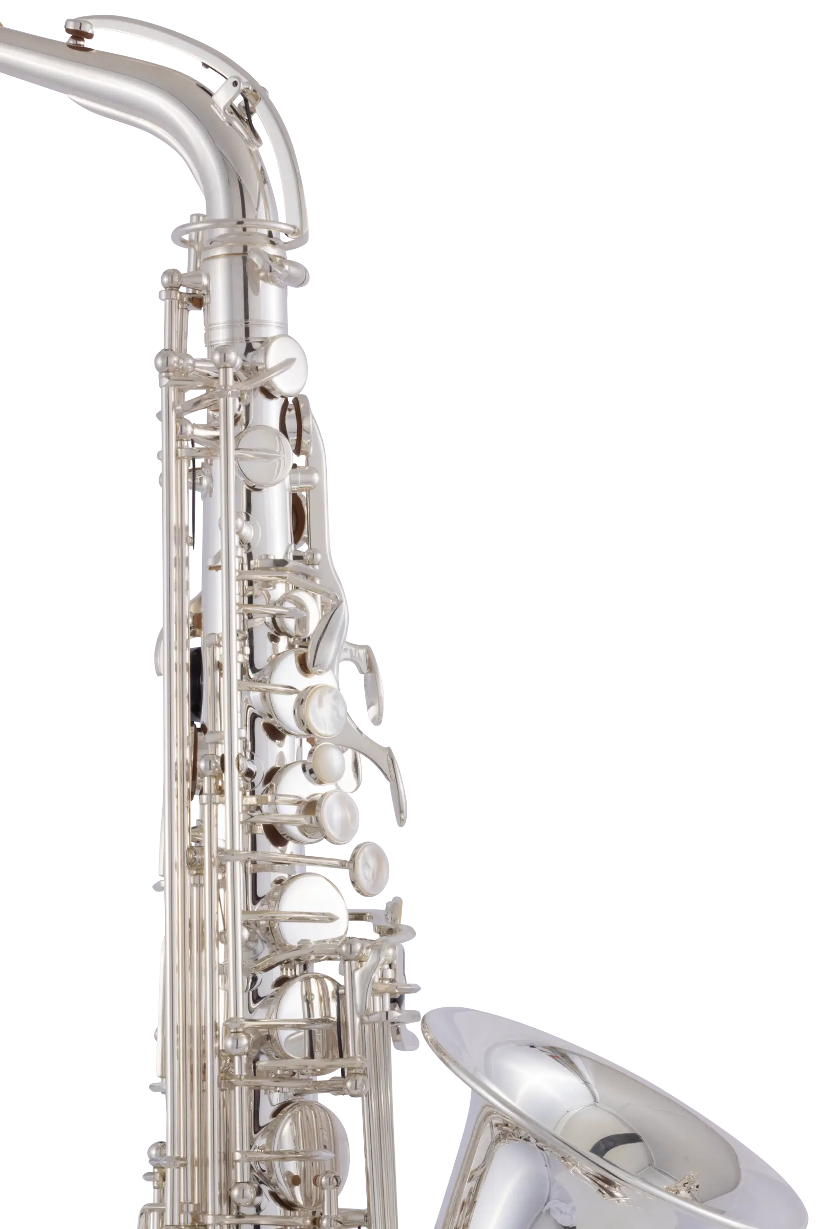 CAS411S Conn Intermediate Alto Saxophone - zoomed in