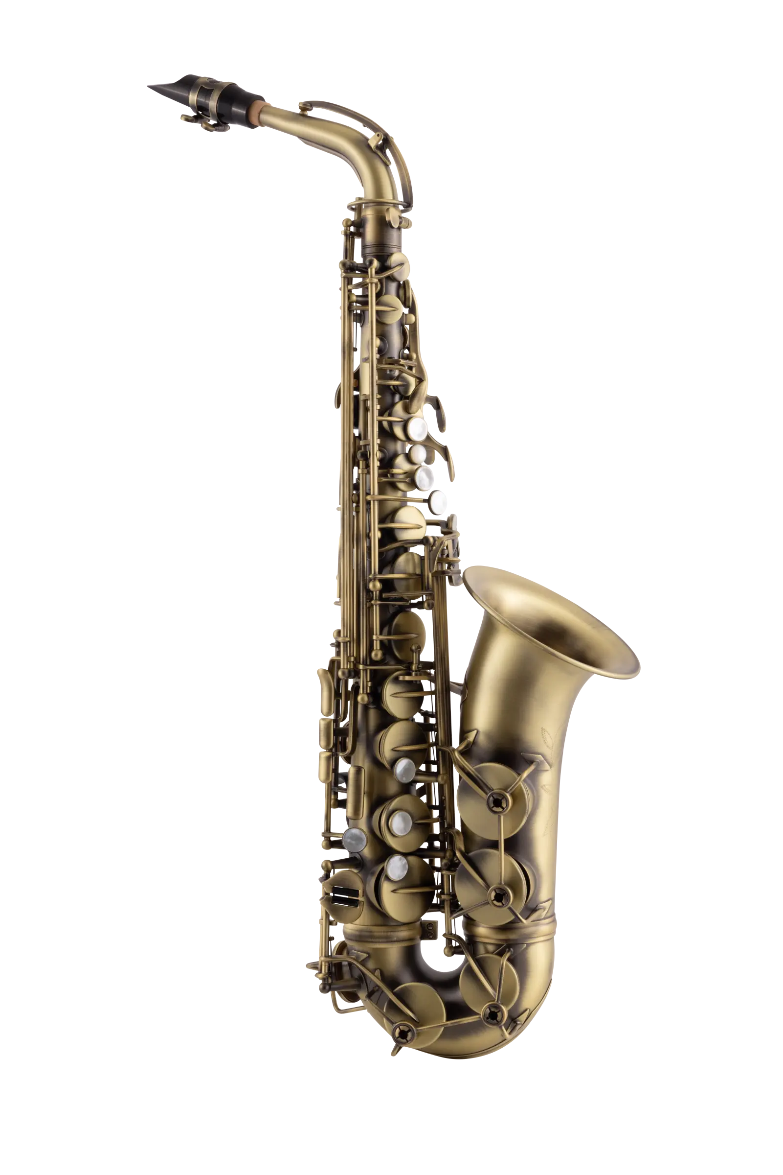 CAS411AM Conn Intermediate Alto Saxophone - zoomed in