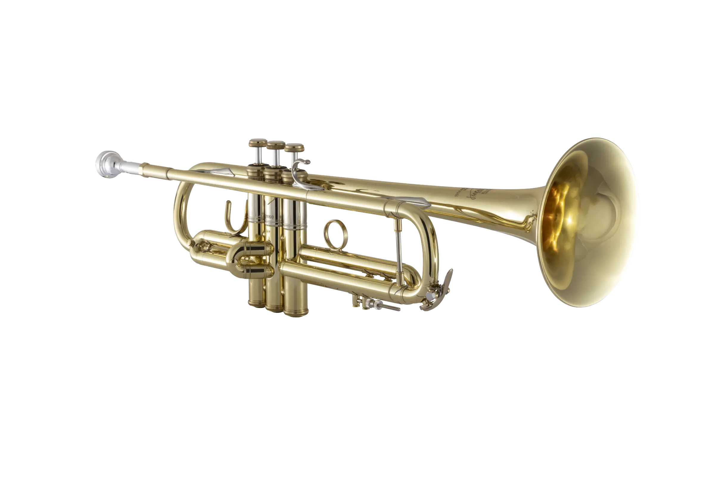 190M37X Bach Professional Trumpet - zoomed in