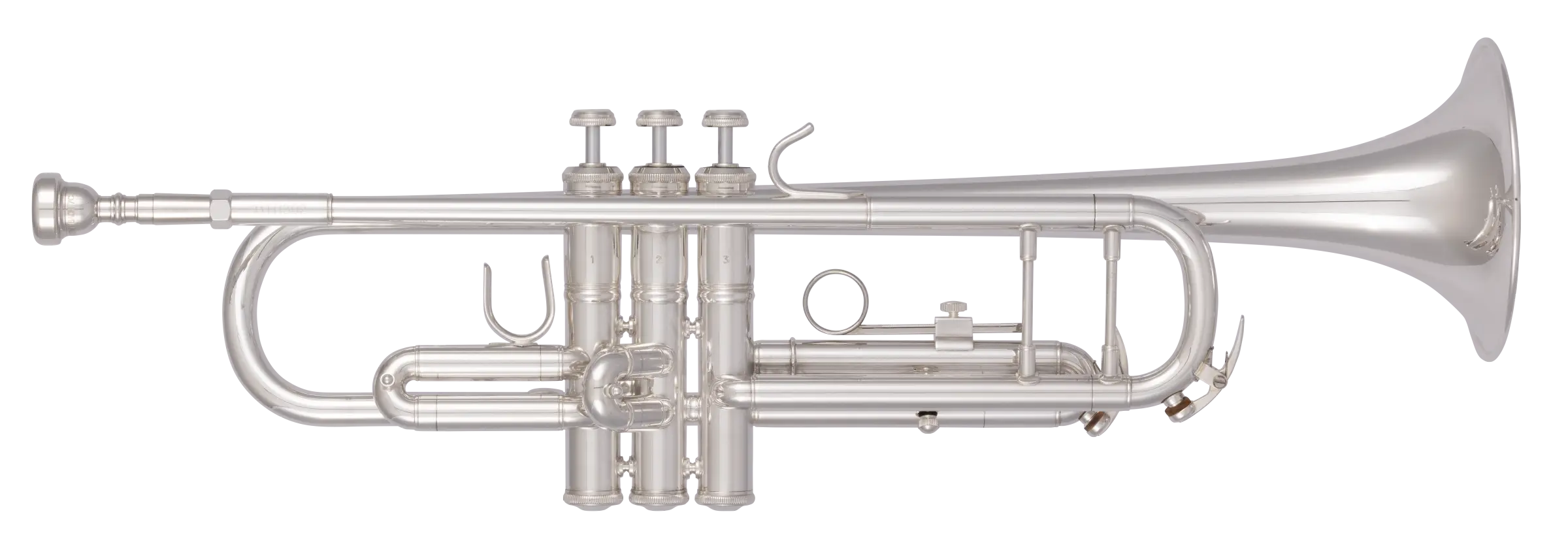 BTR302S Bach Beginner Trumpet - zoomed in