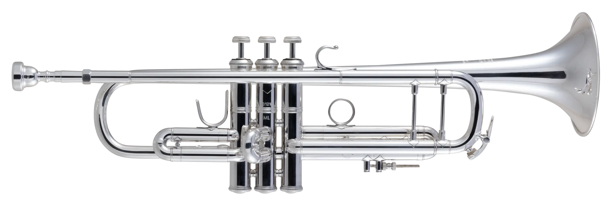 190S37 Bach Professional Trumpet - zoomed in