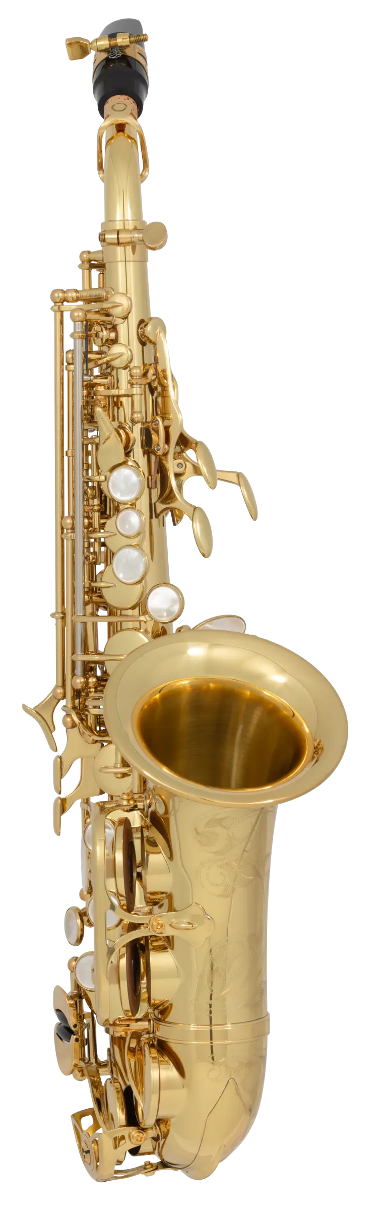 SCWO10 Yanagisawa Curves Soprano Saxophone - zoomed in