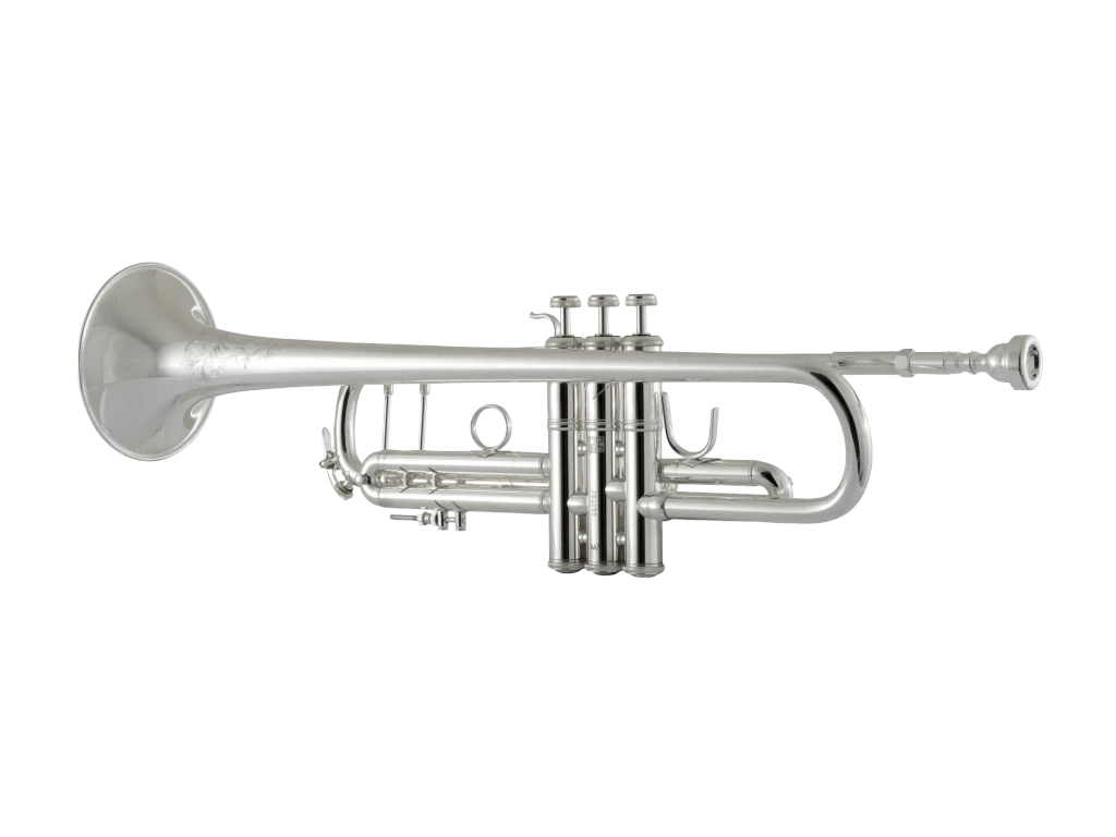 190S37 Bach Silver Professional Trumpet In Bk Hz Fs