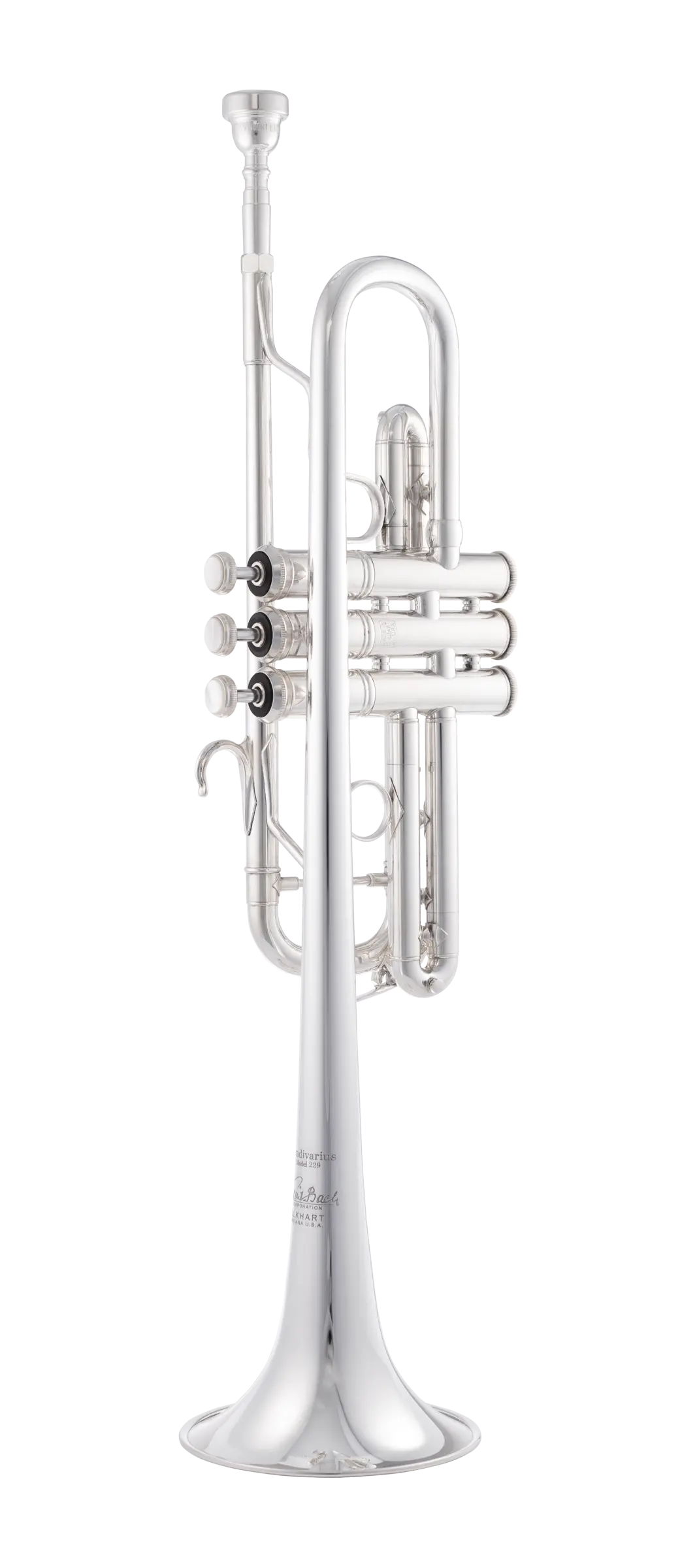 C190SL229X Bach C Trumpet - zoomed in
