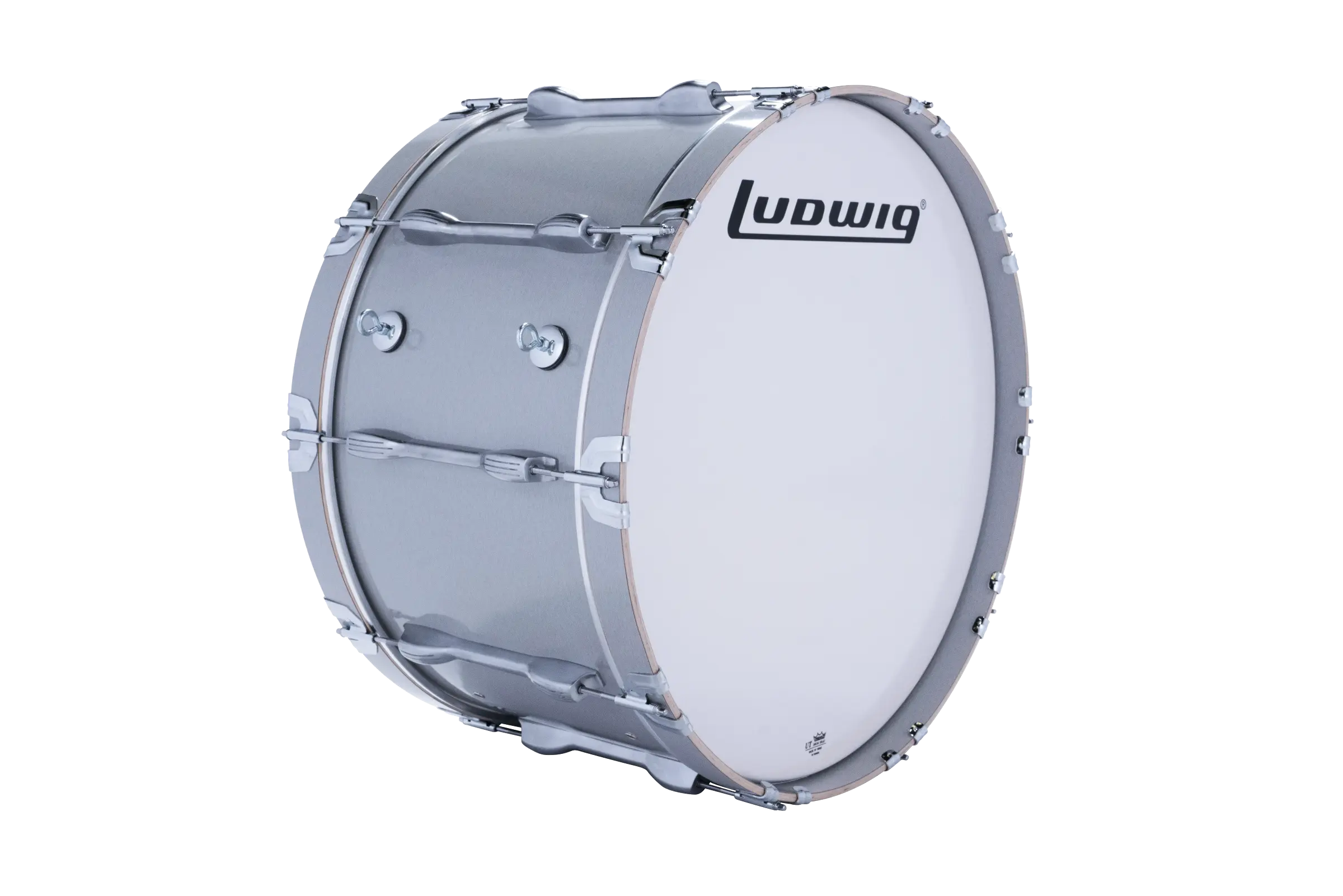LU2MB26ACG Ludwig 14X26 ULT2 BASS DRUM GRAY - zoomed in