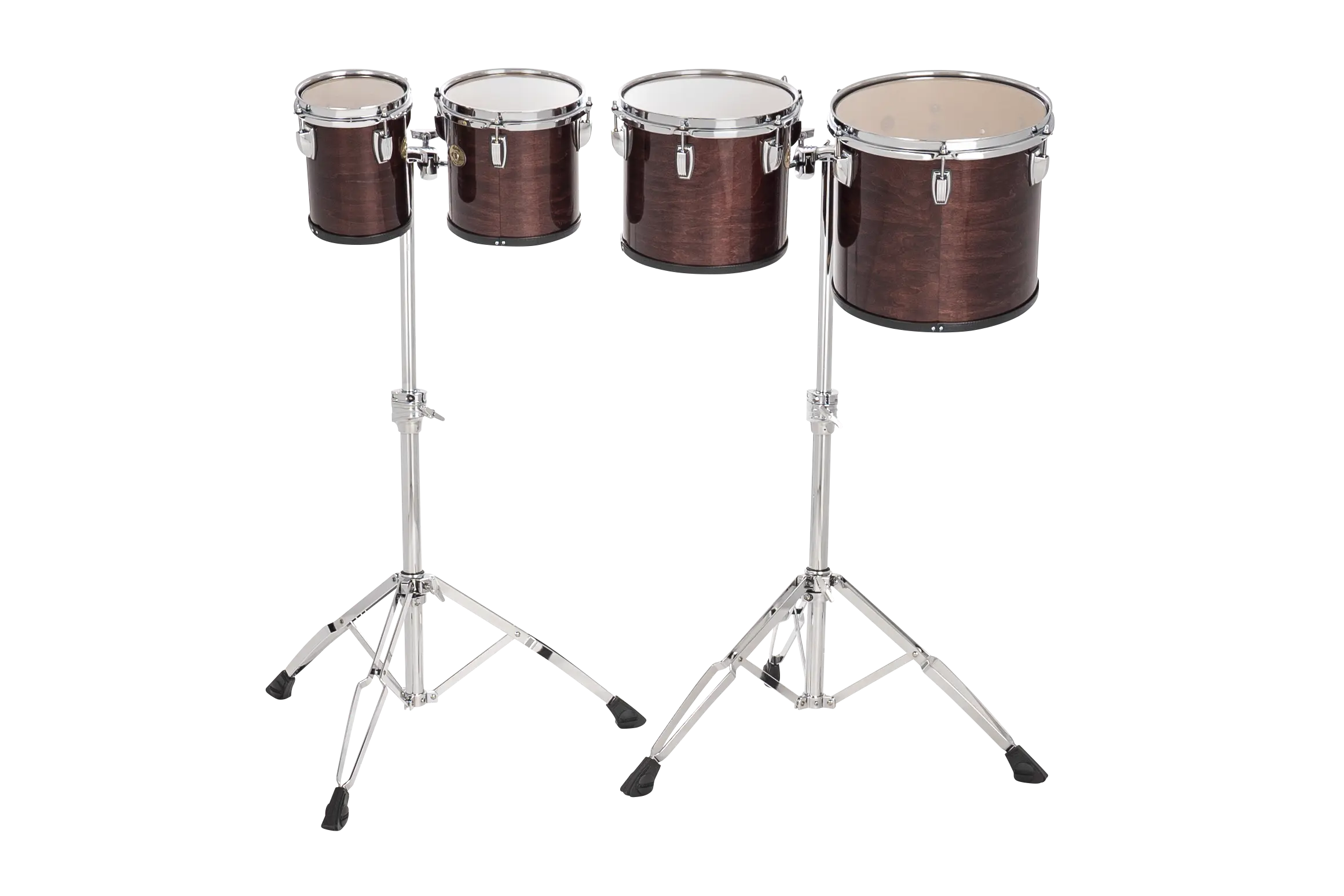 LECTS62TRM Ludwig Single Head Concert Toms High Range Mahogany B - zoomed in