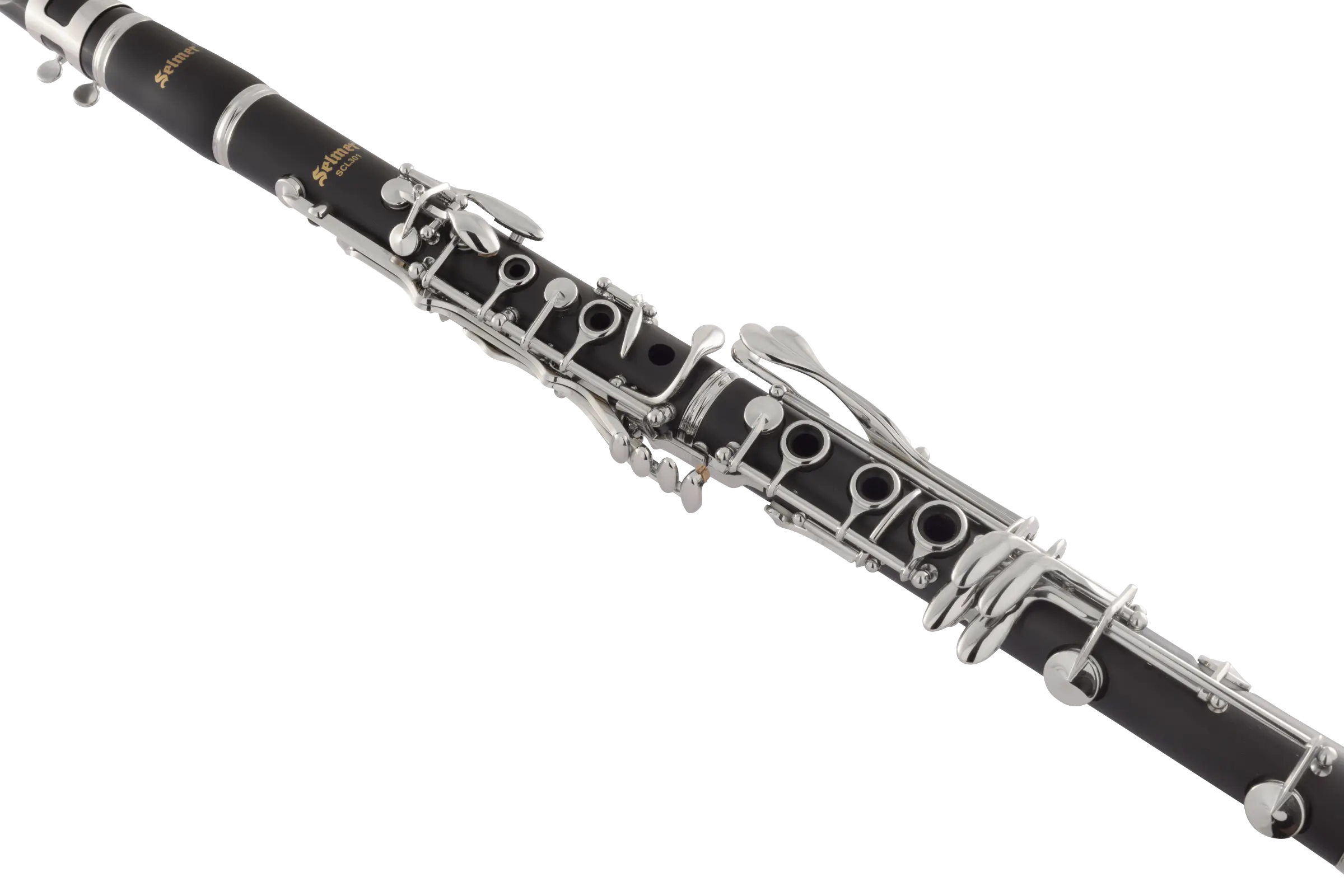 SCL301N Selmer Student Clarinet - zoomed in