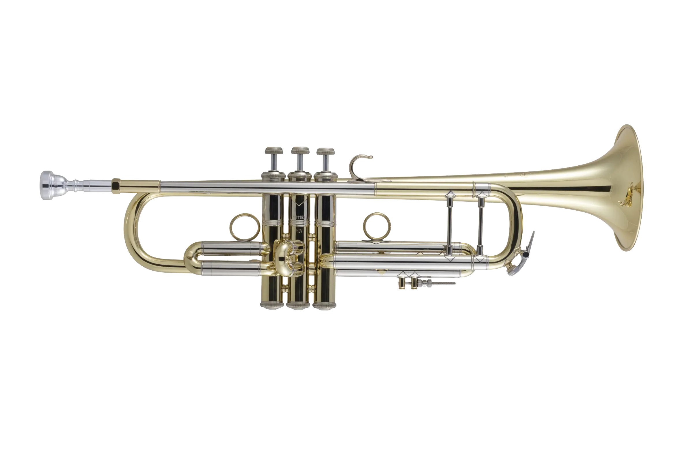 19072V Bach Professional Trumpet - zoomed in