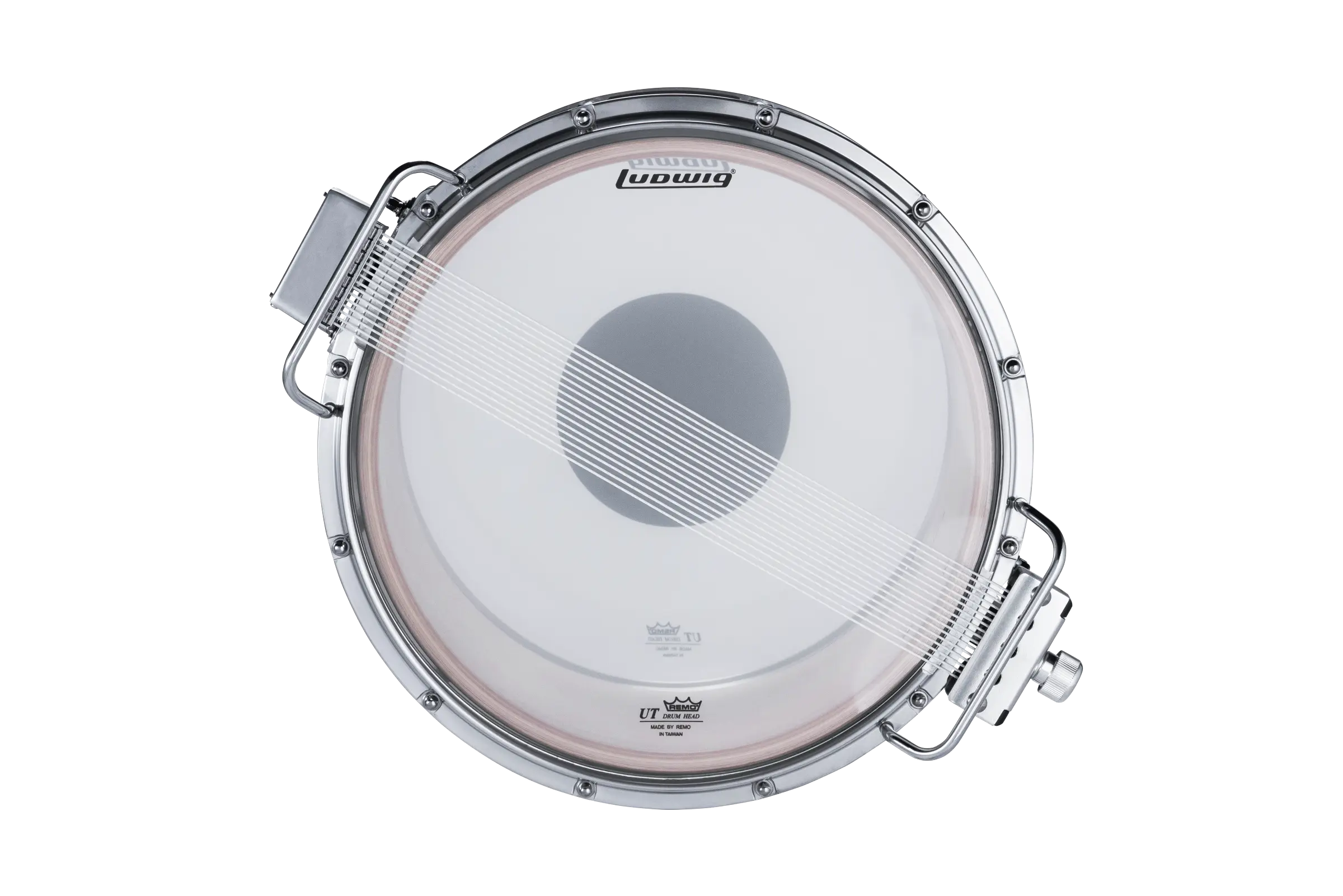 LU2MS24ACB Ludwig 12X14 ULT2 SNARE DRUM BLACK - zoomed in
