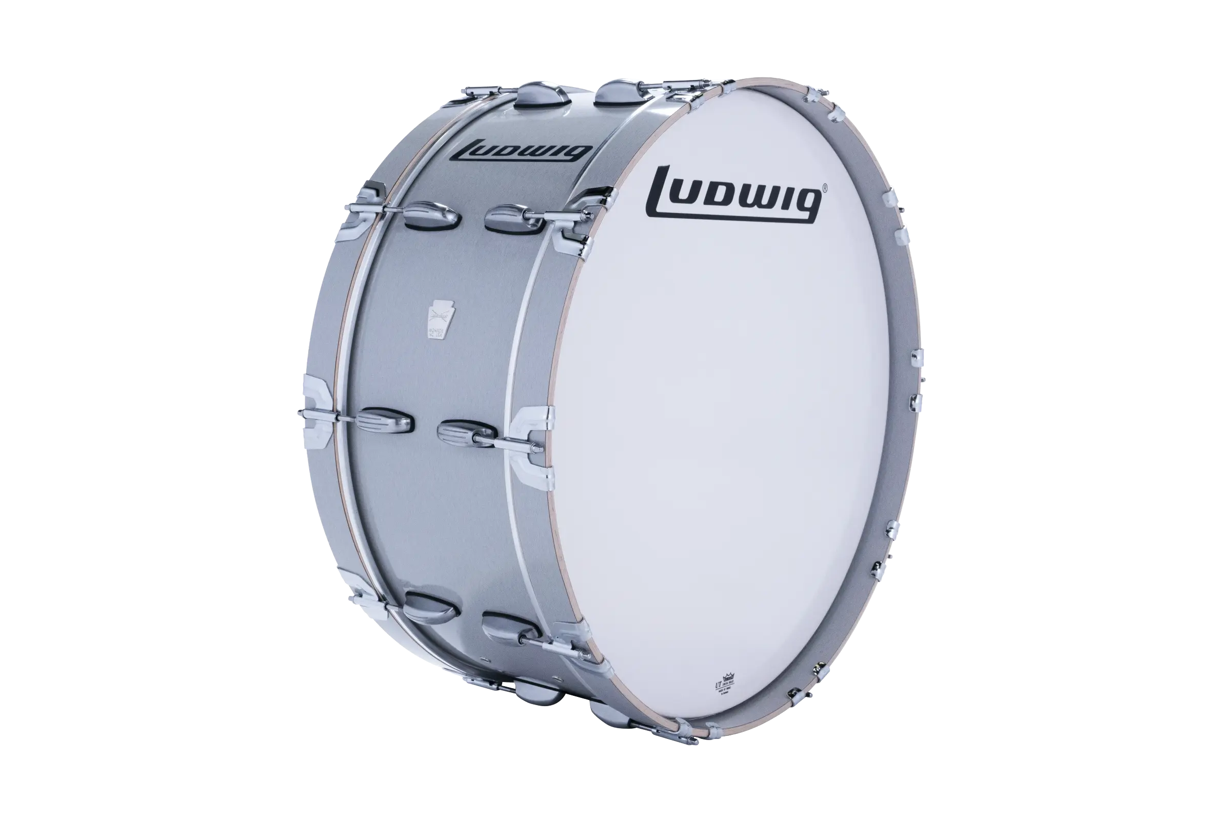 LU2SB26ACG Ludwig 10X26 ULT2 SCOTCH BASS GRAY - zoomed in