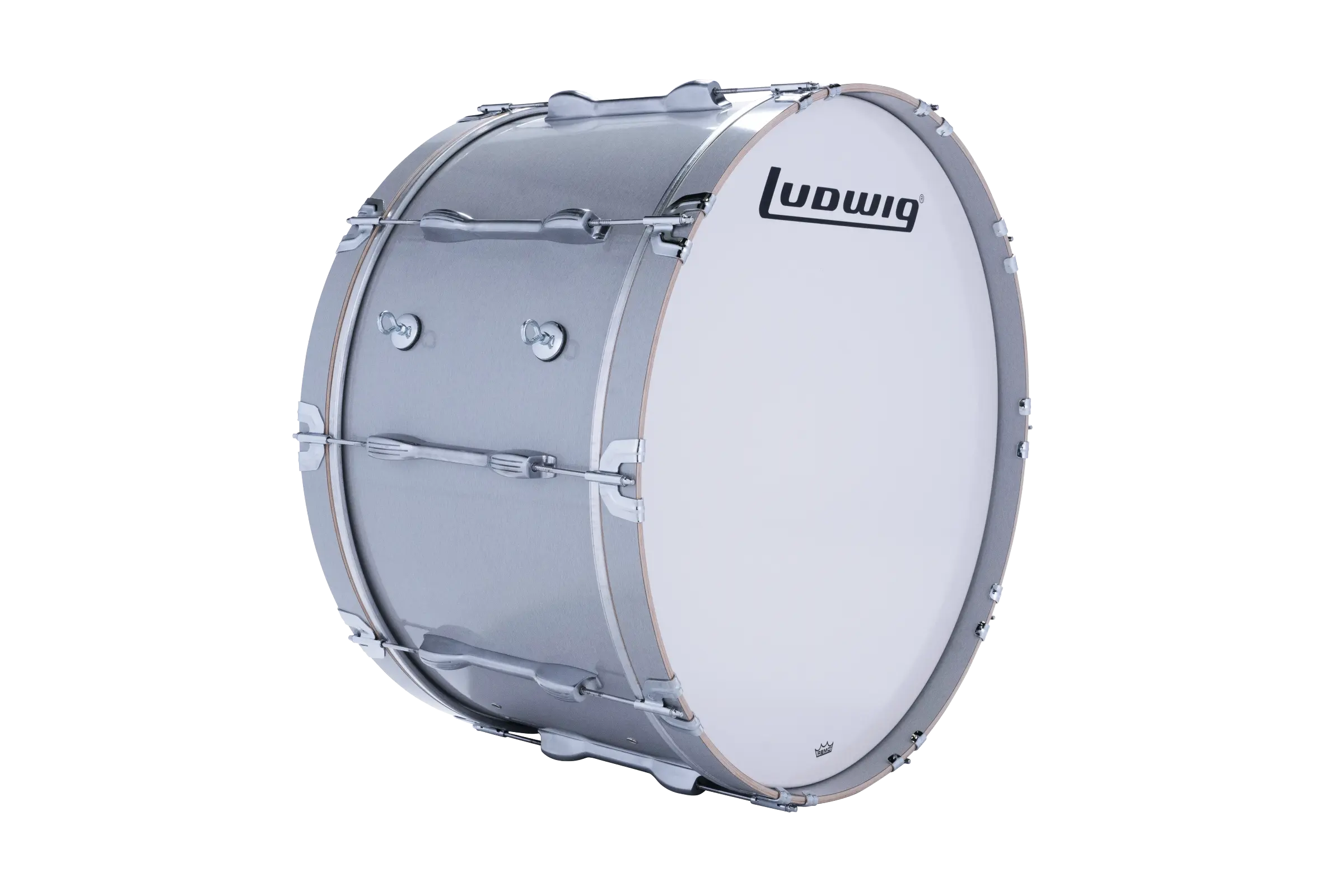 LU2MB30ACG Ludwig 16X30 ULT2 BASS DRUM GRAY - zoomed in