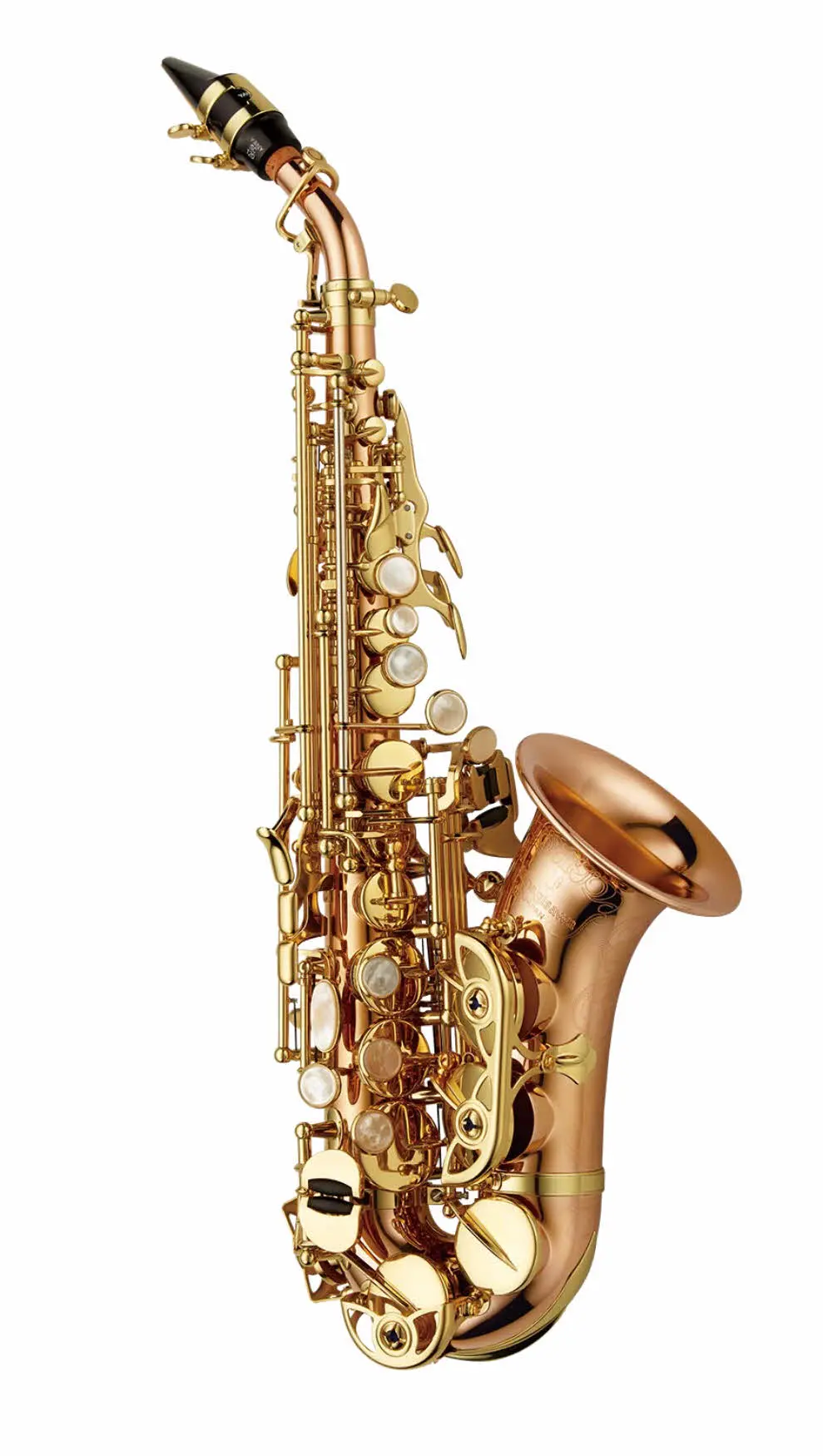 SCWO20 Yaganisawa Professional Curved Soprano Saxophone - zoomed in