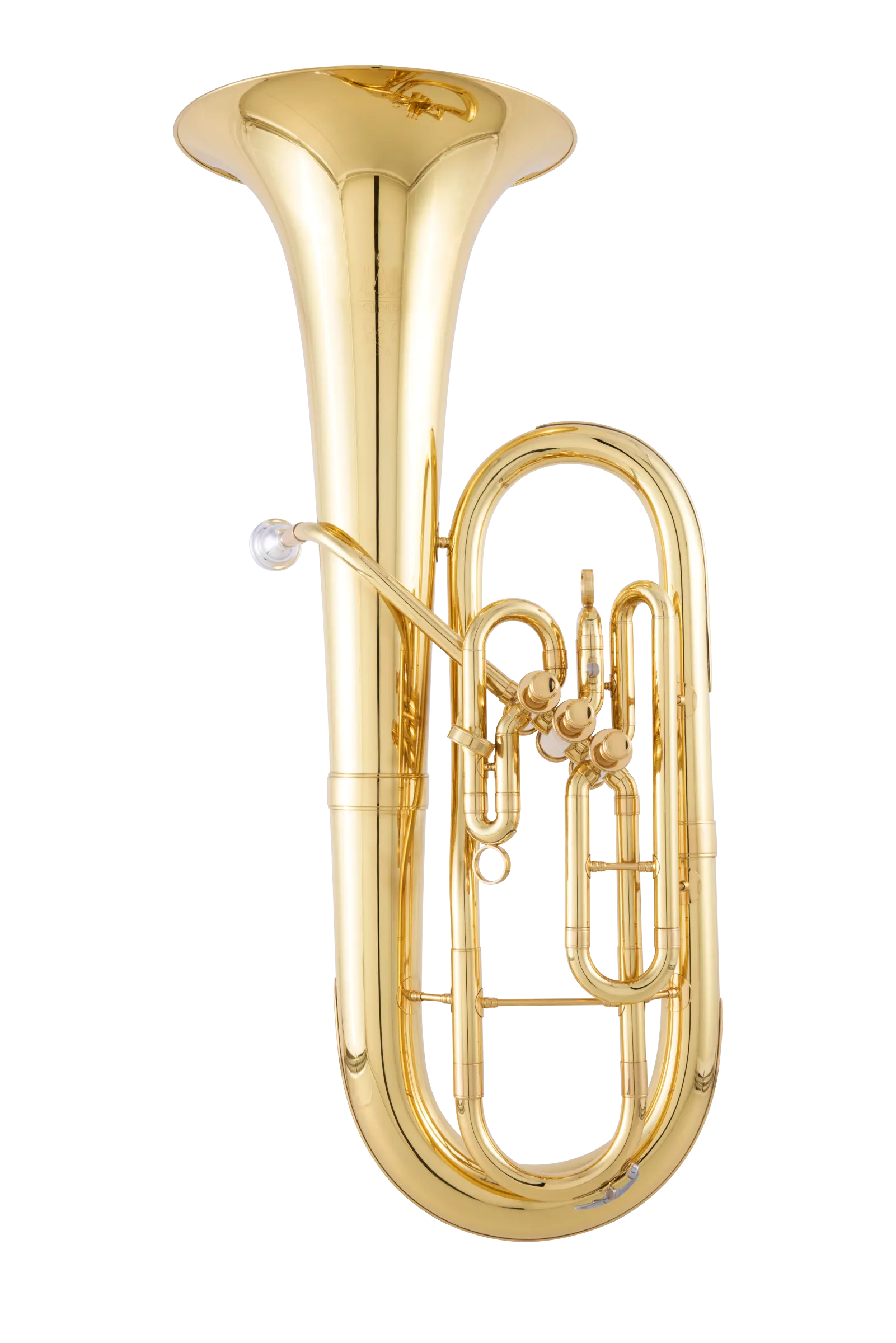 627 King Diplomat Baritone in Bb - zoomed in