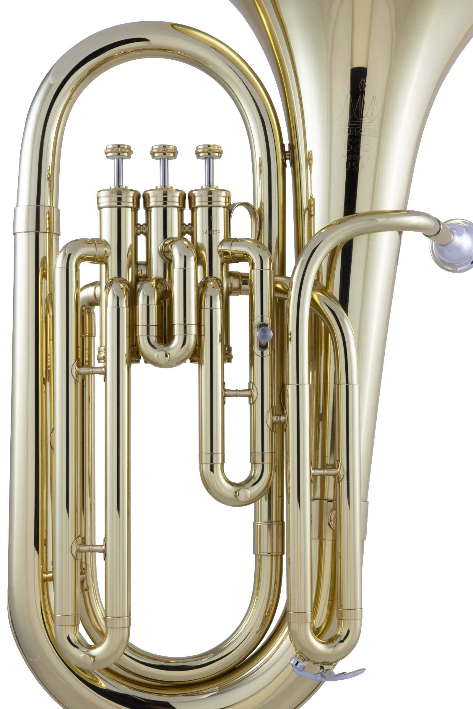 623 King Student Baritone - zoomed in