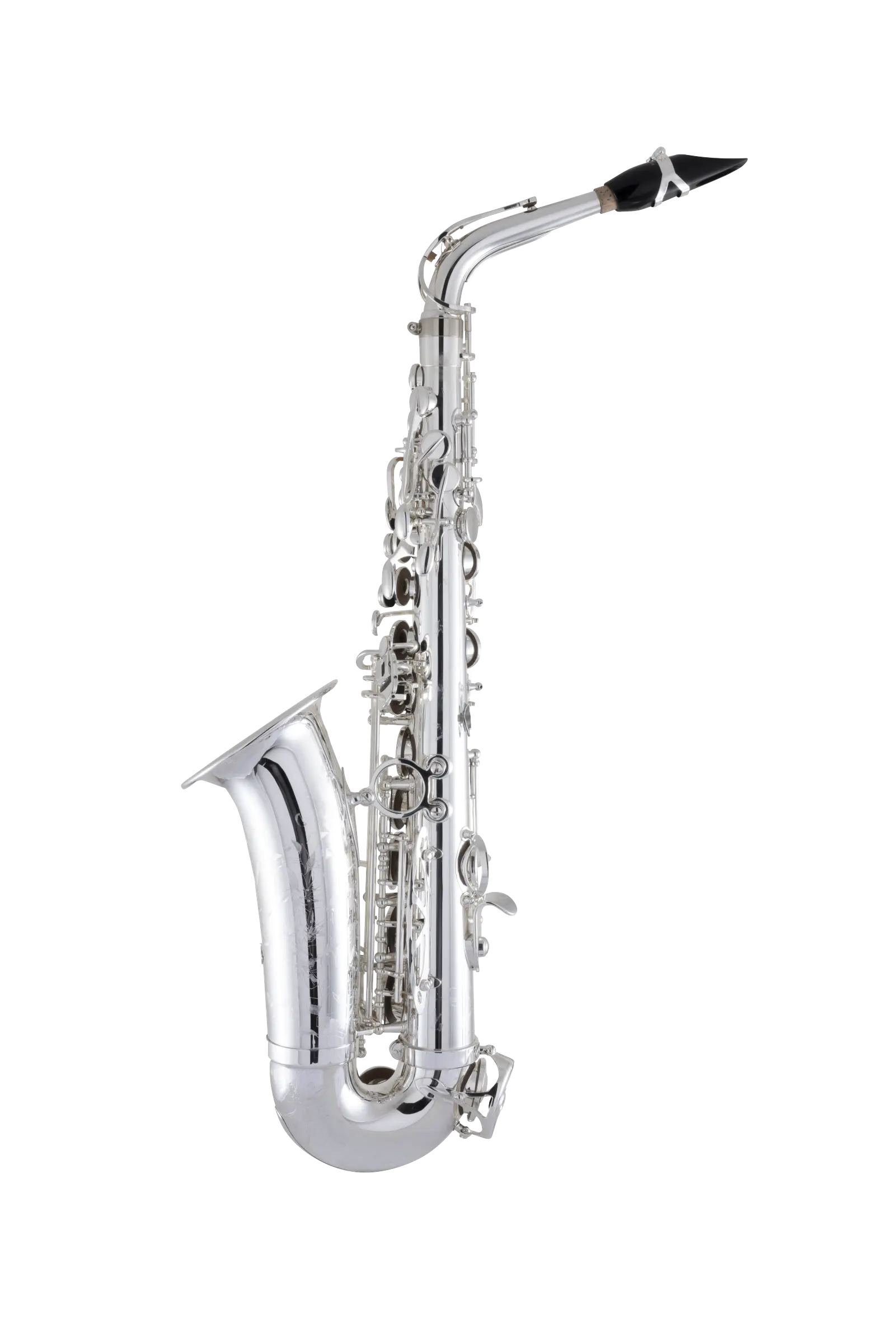 92SP HSP Professional Silver Alto Saxophone In Bk Vr Fs - zoomed in