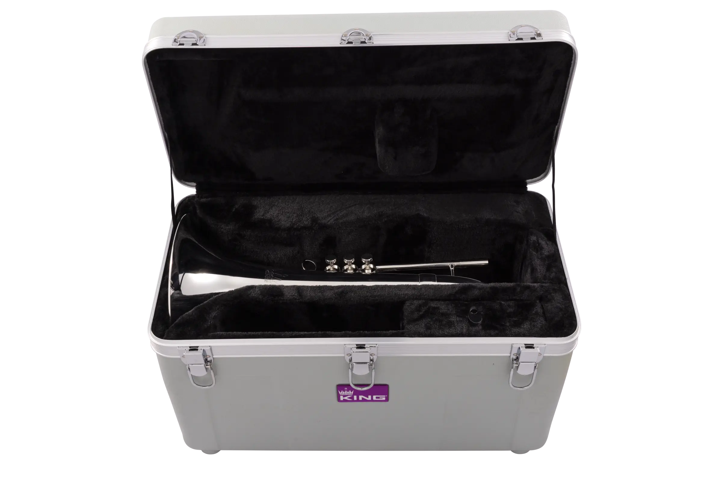KMB611S King Professional Marching Baritone - zoomed in
