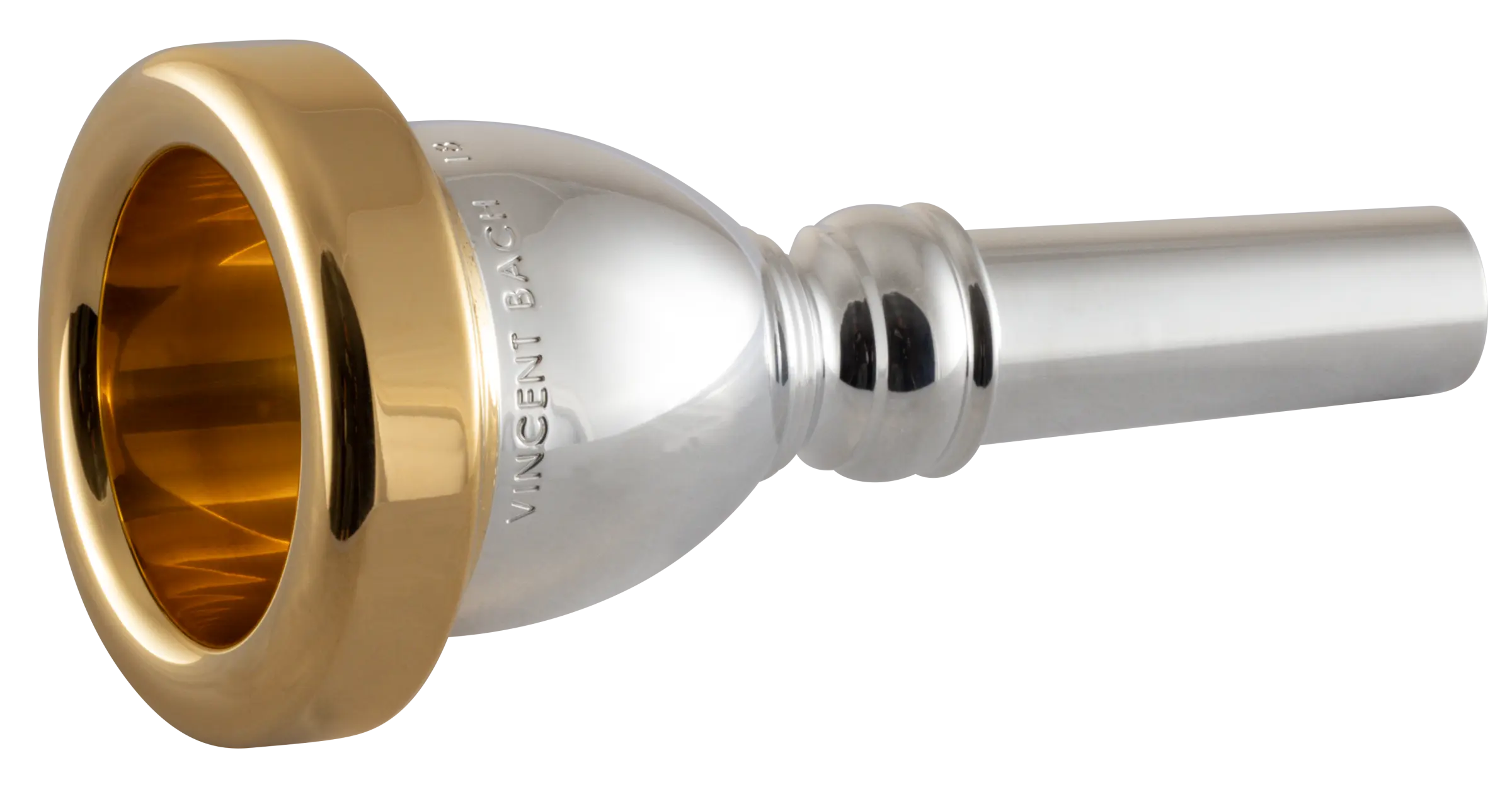 33518GR Bach Accessory Gold Rimmed Tuba Mouthpiece Ac Sd Hz Fs - zoomed in