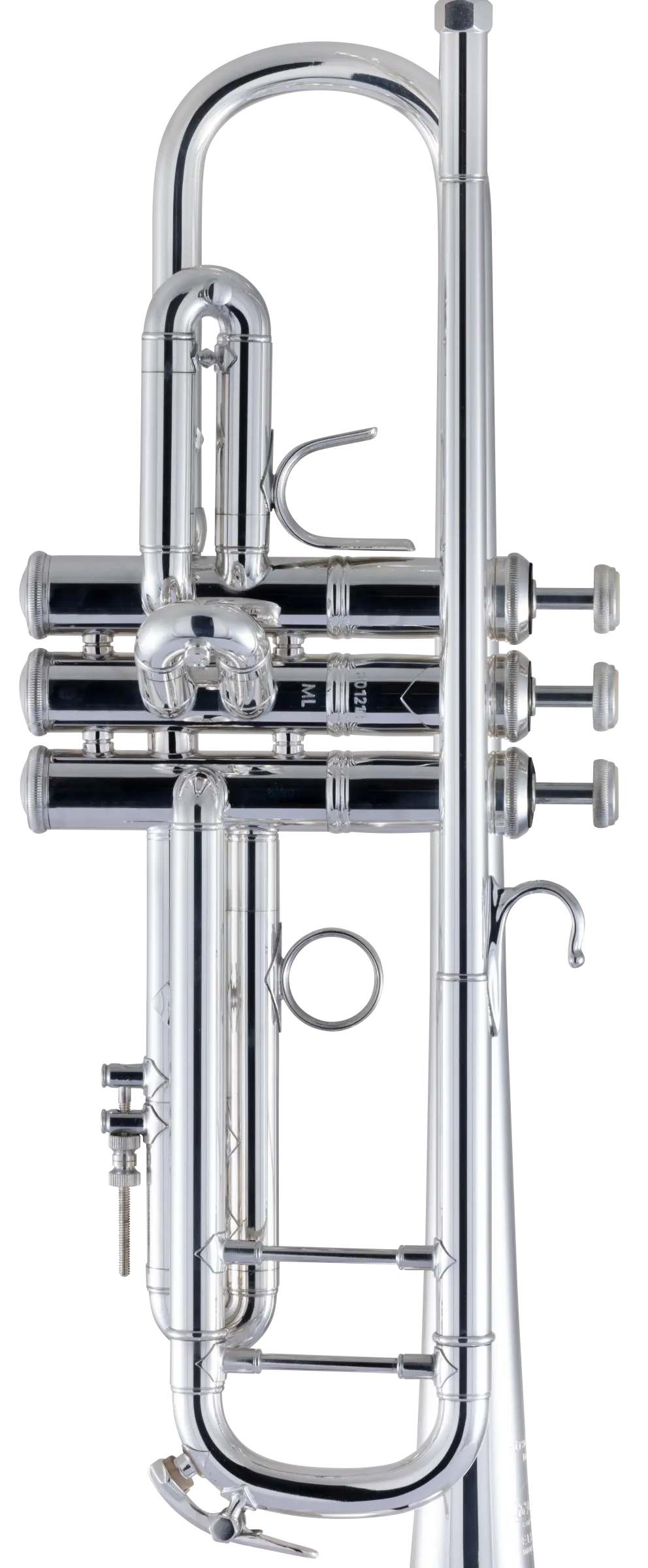 190S37 Bach Professional Trumpet - zoomed in