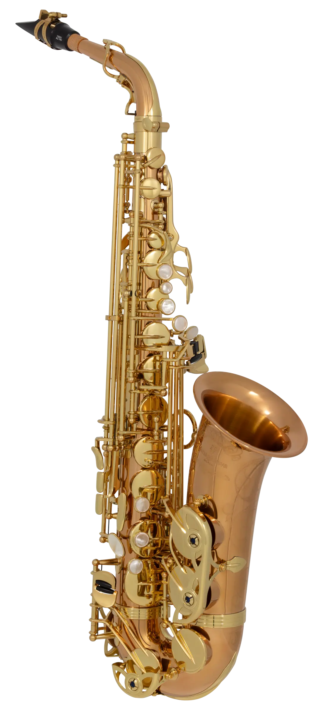 AW020 Yanagisawa Professional Alto Saxophone - zoomed in