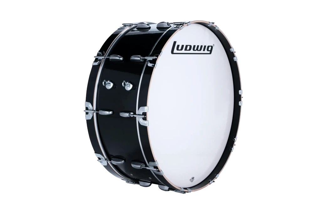 LU2SB28ACB Ludwig 10X28 ULT2 SCOTCH BASS BLACK