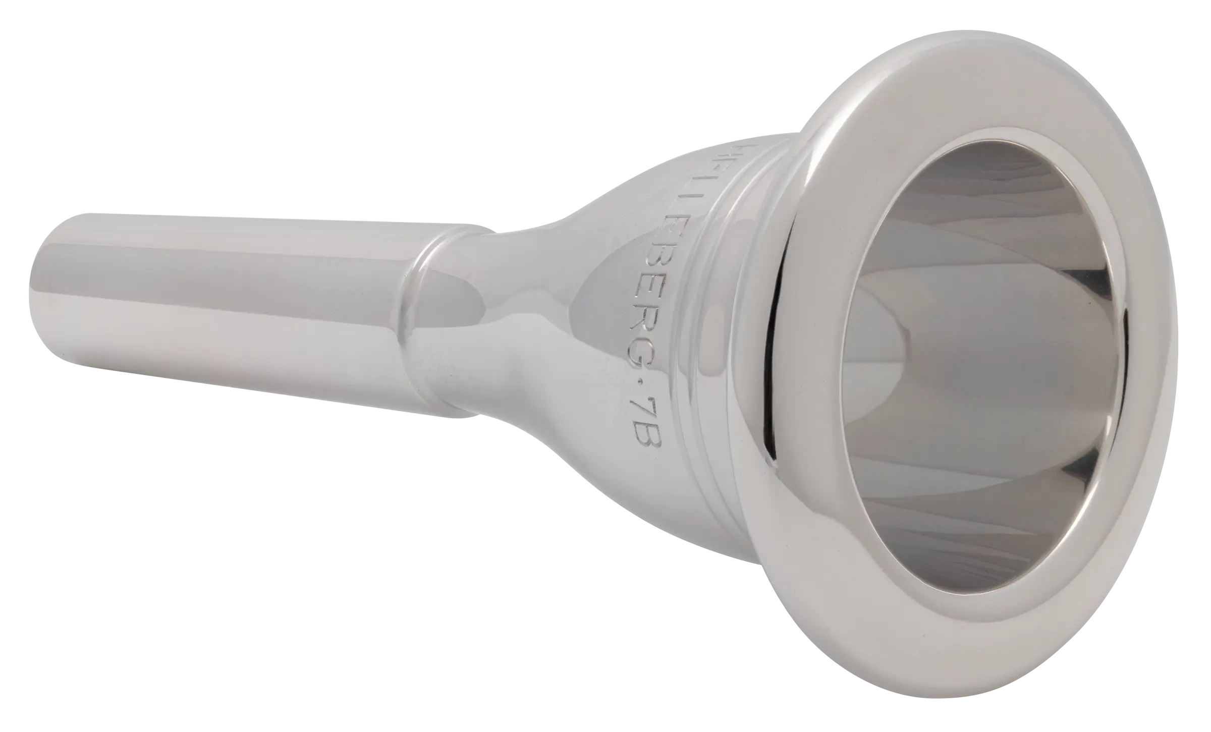 1207B Helleberg Standard Tuba Mouthpiece - zoomed in