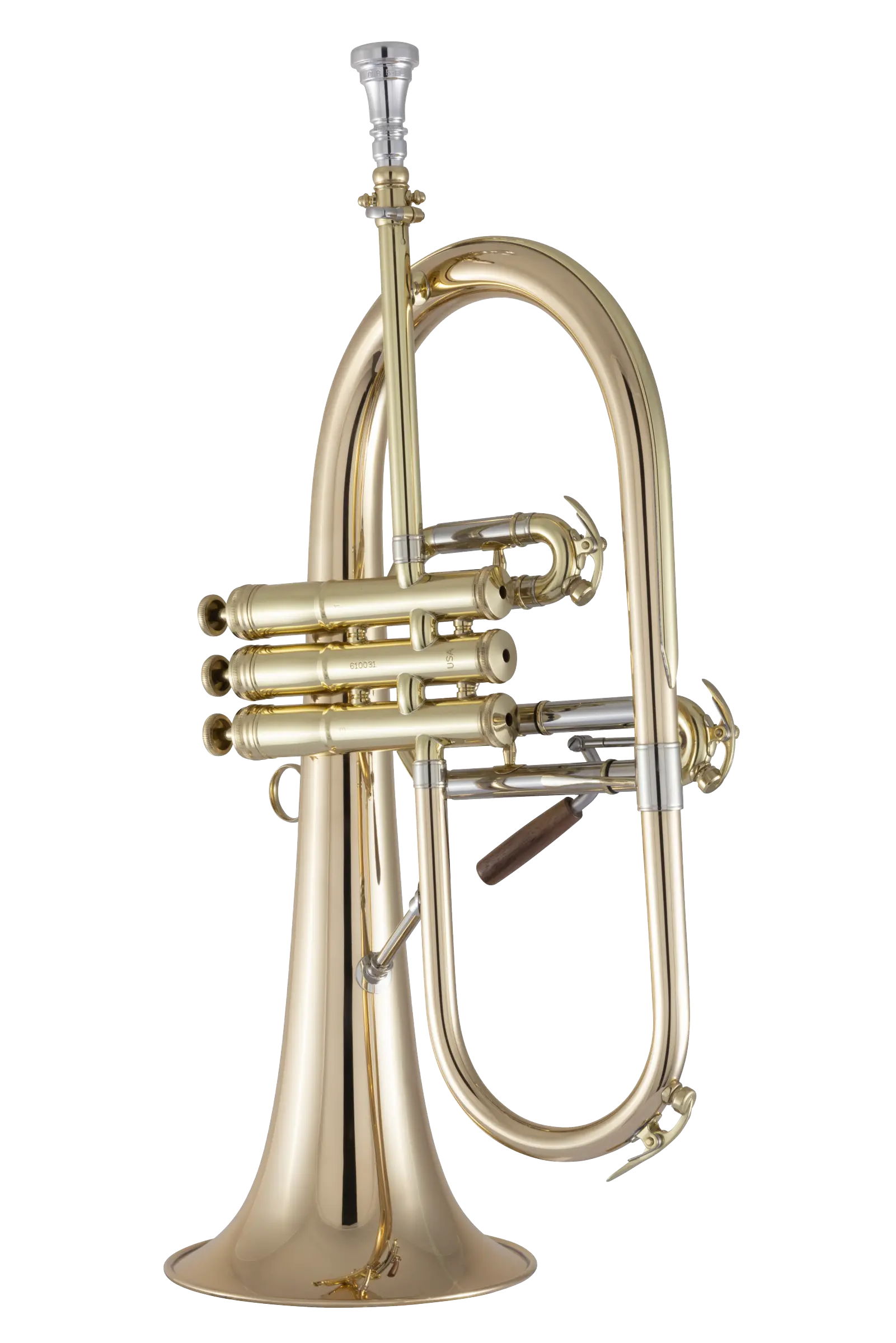 1FG Conn Professional Flugel Horn - zoomed in