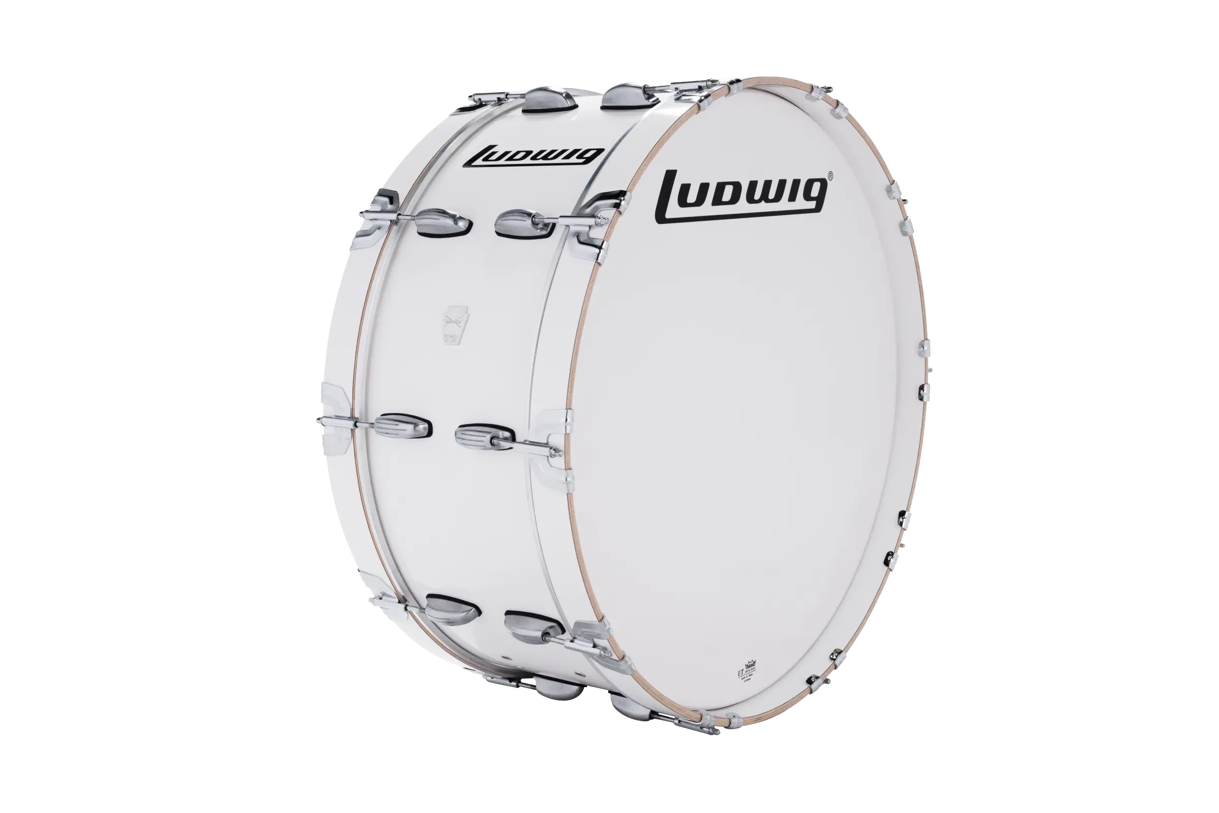 LU2SB26ACW Ludwig 10X26 ULT2 SCOTCH BASS WHITE - zoomed in