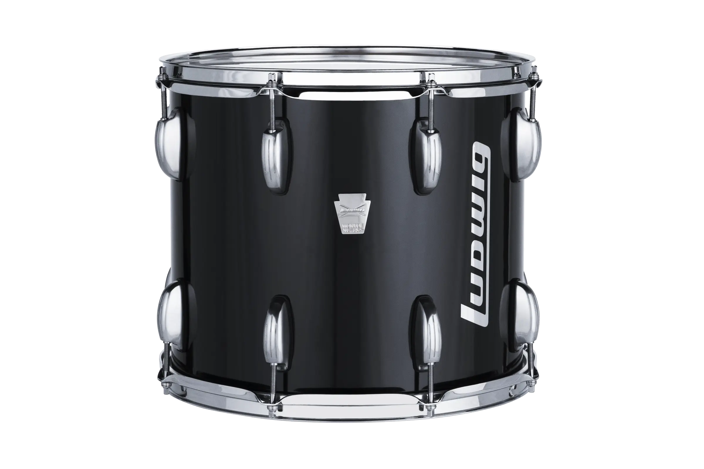 LU2LT14ACB Ludwig 12X14 ULT2 LEG TENOR BLACK - zoomed in