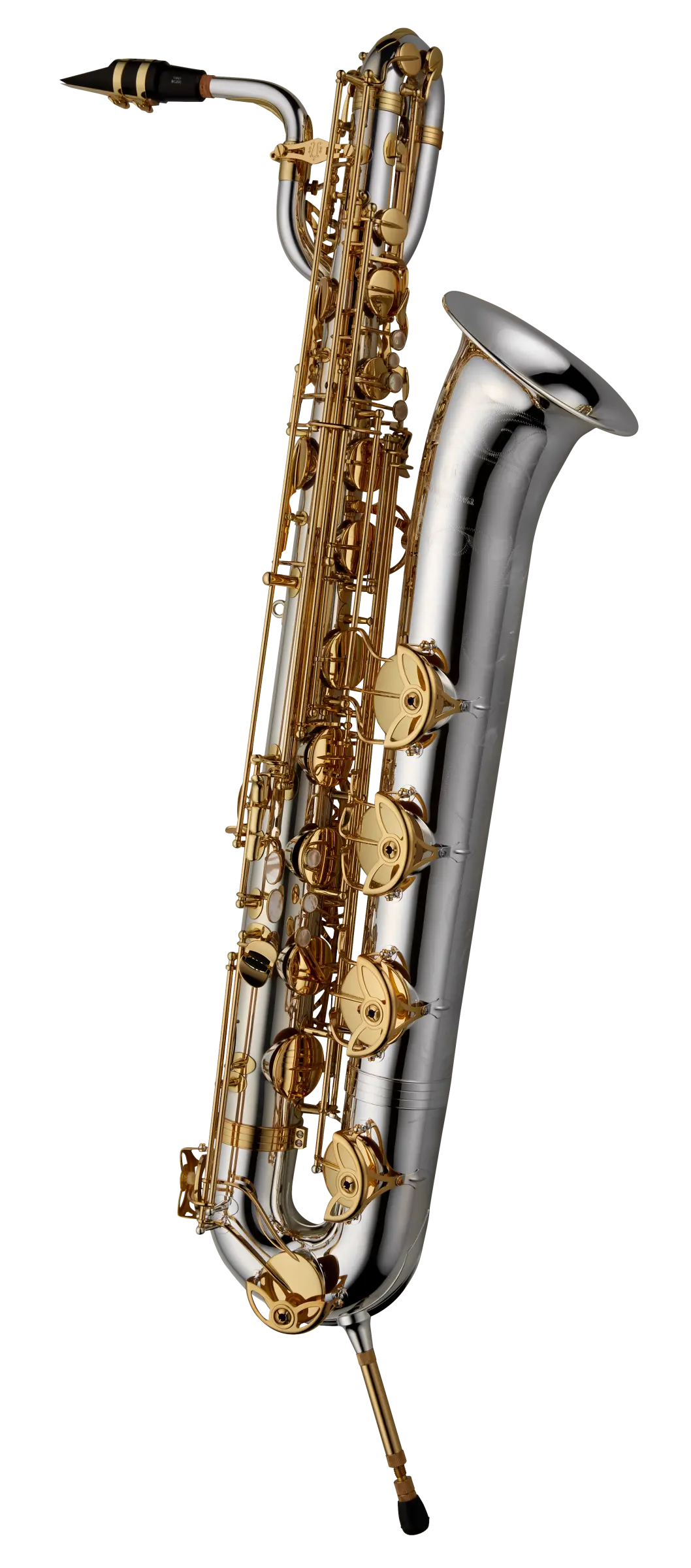 BWO30BSB Yaganisawa Professional Baritone Saxophone - zoomed in