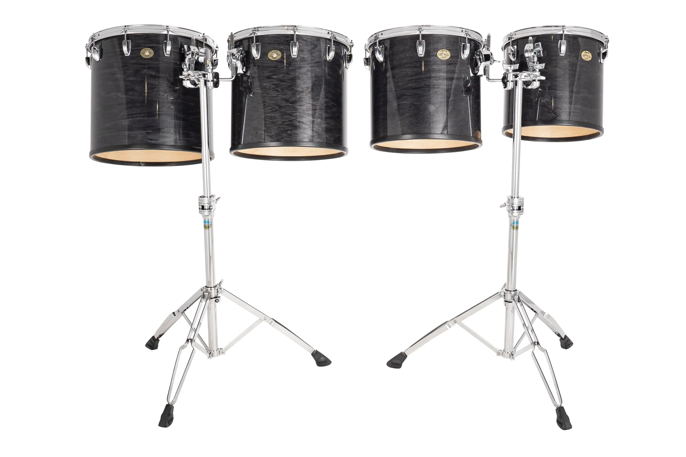 LECTS36TRY Ludwig Concert Single Head Toms Low Range Charcoal Grey A - zoomed in