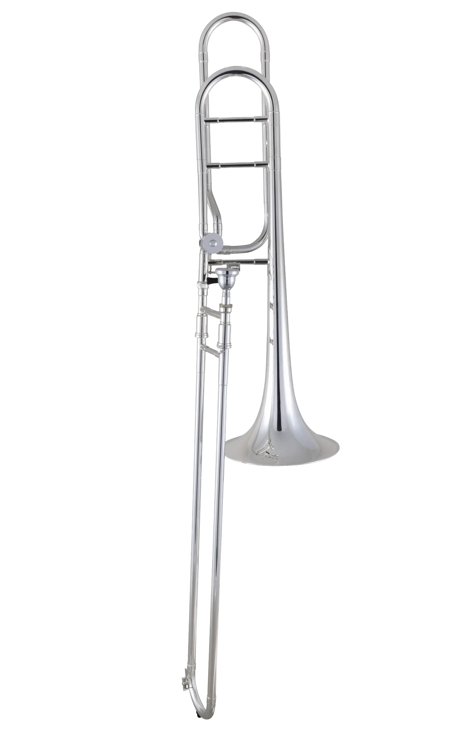 BTB411S Bach Intermediate Silver Trombone In Fr Vr Fs - zoomed in