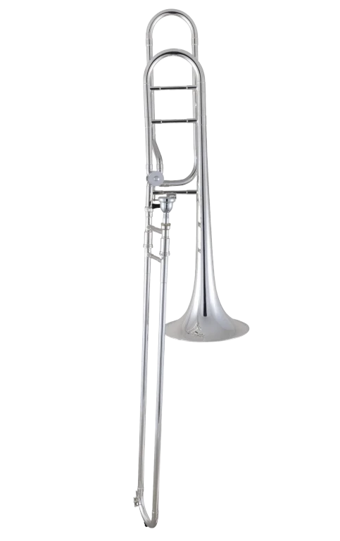 BTB411S Bach Intermediate Silver Trombone In Fr Vr Fs