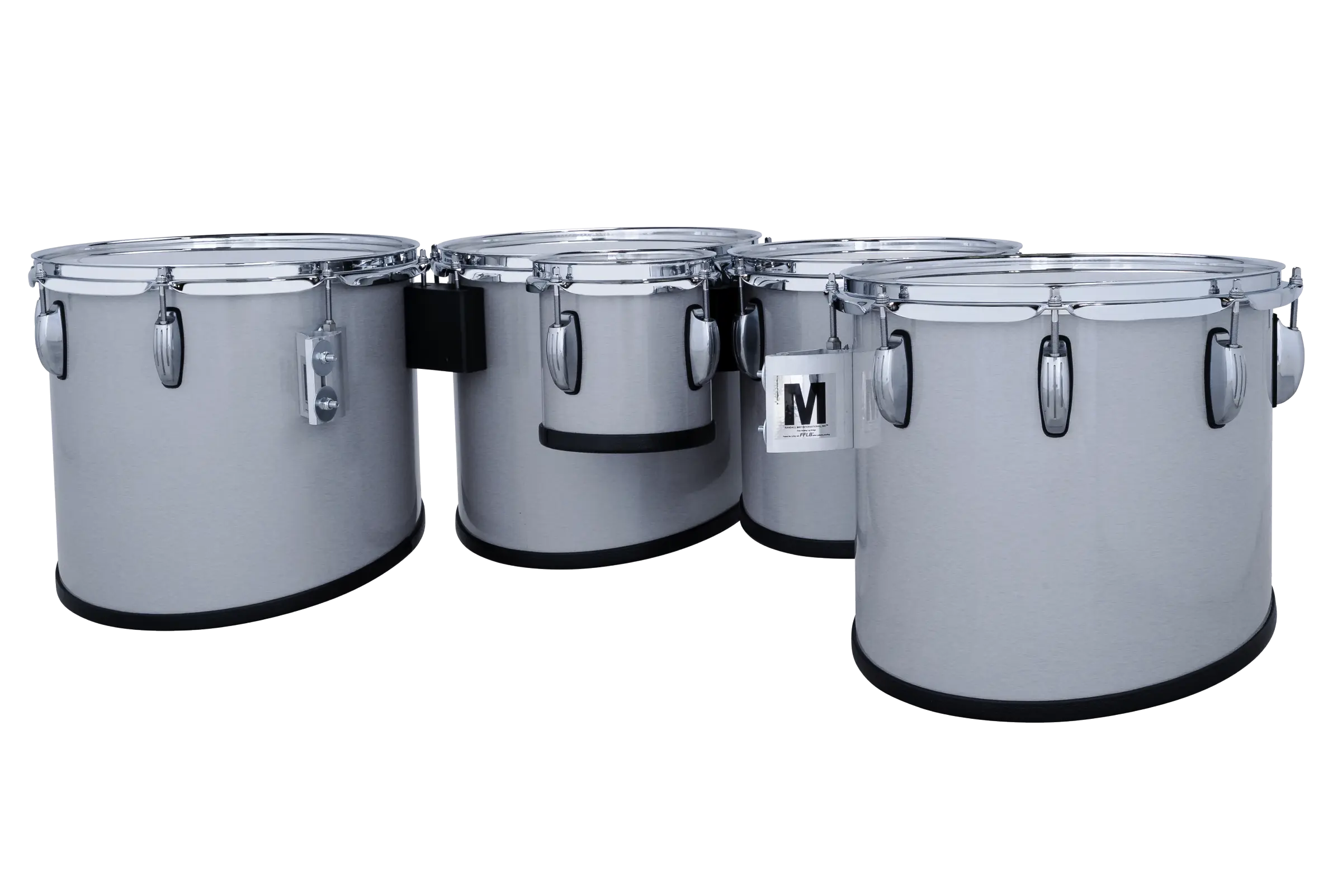 LU2MT60234ACG Ludwig ULT2 LG Quint Tenors Gray - zoomed in