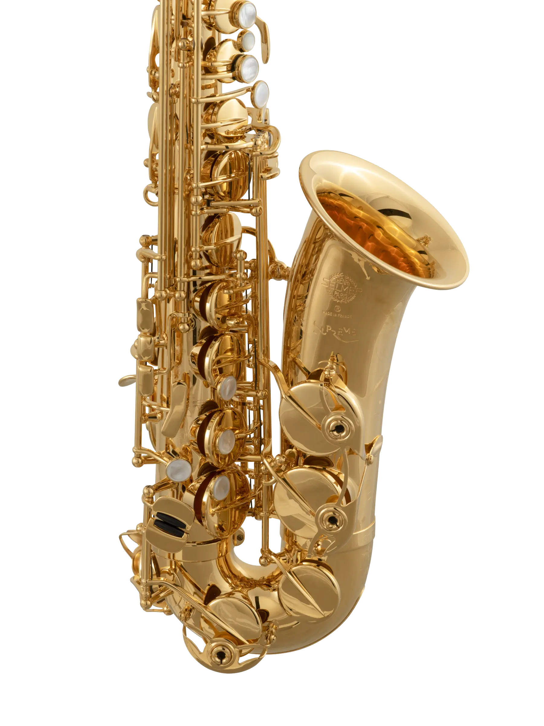 92GP HSP Professional Gold Alto Saxophone In Fr Vr Ls - zoomed in
