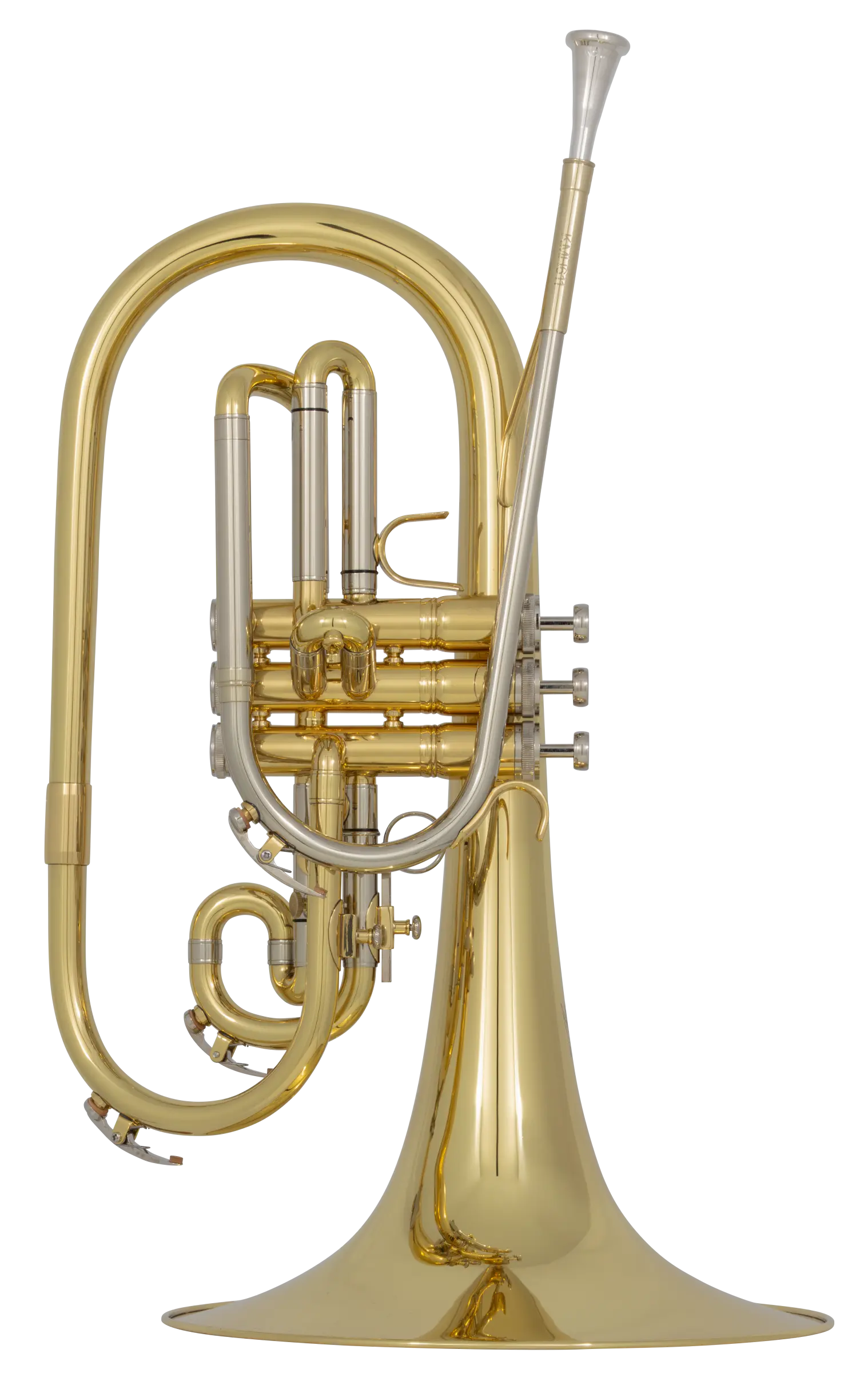 KMH611 King Standard Stepup Mellophone - zoomed in