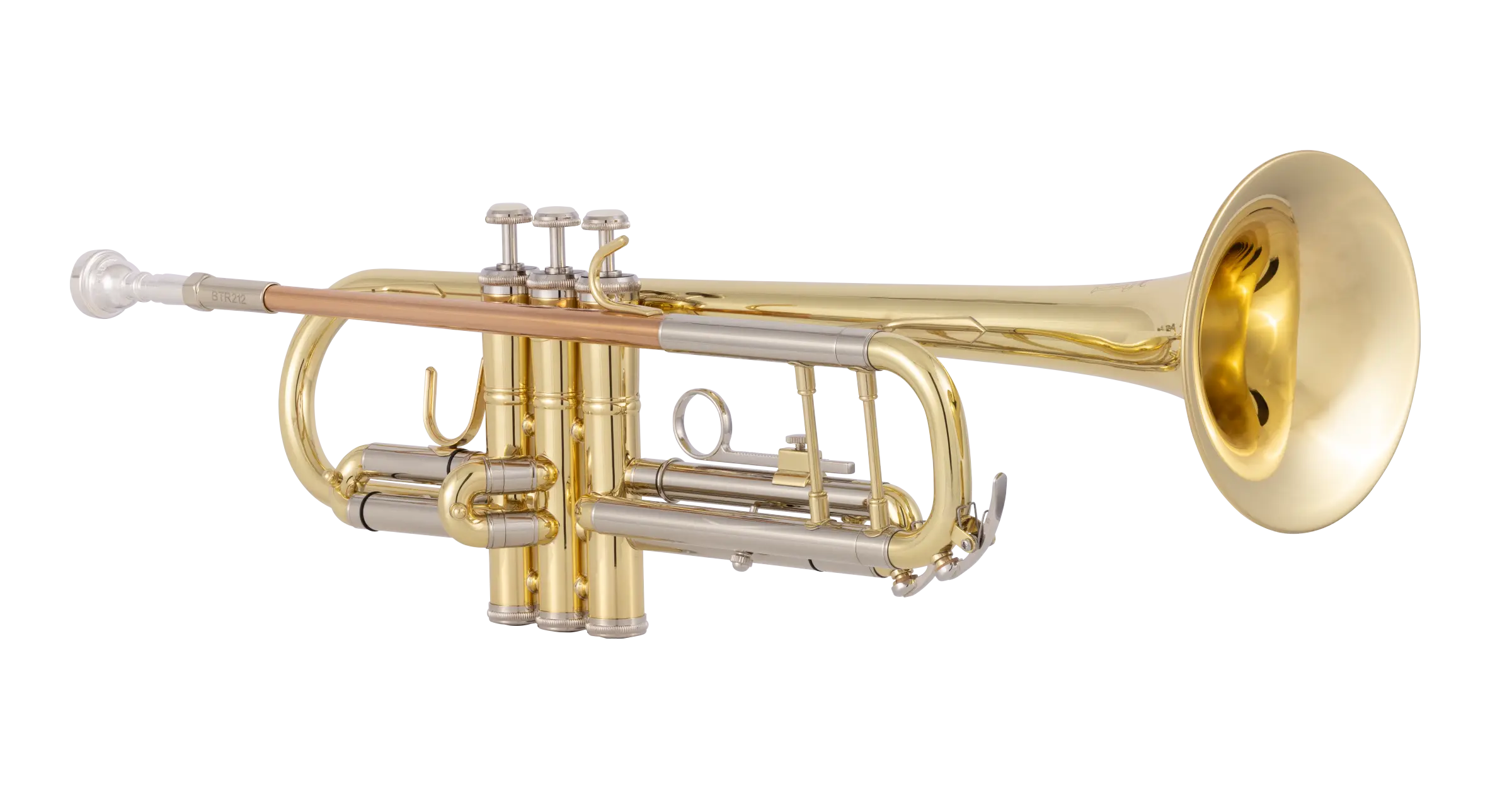 BTR212 Bach Beginner Trumpet - zoomed in