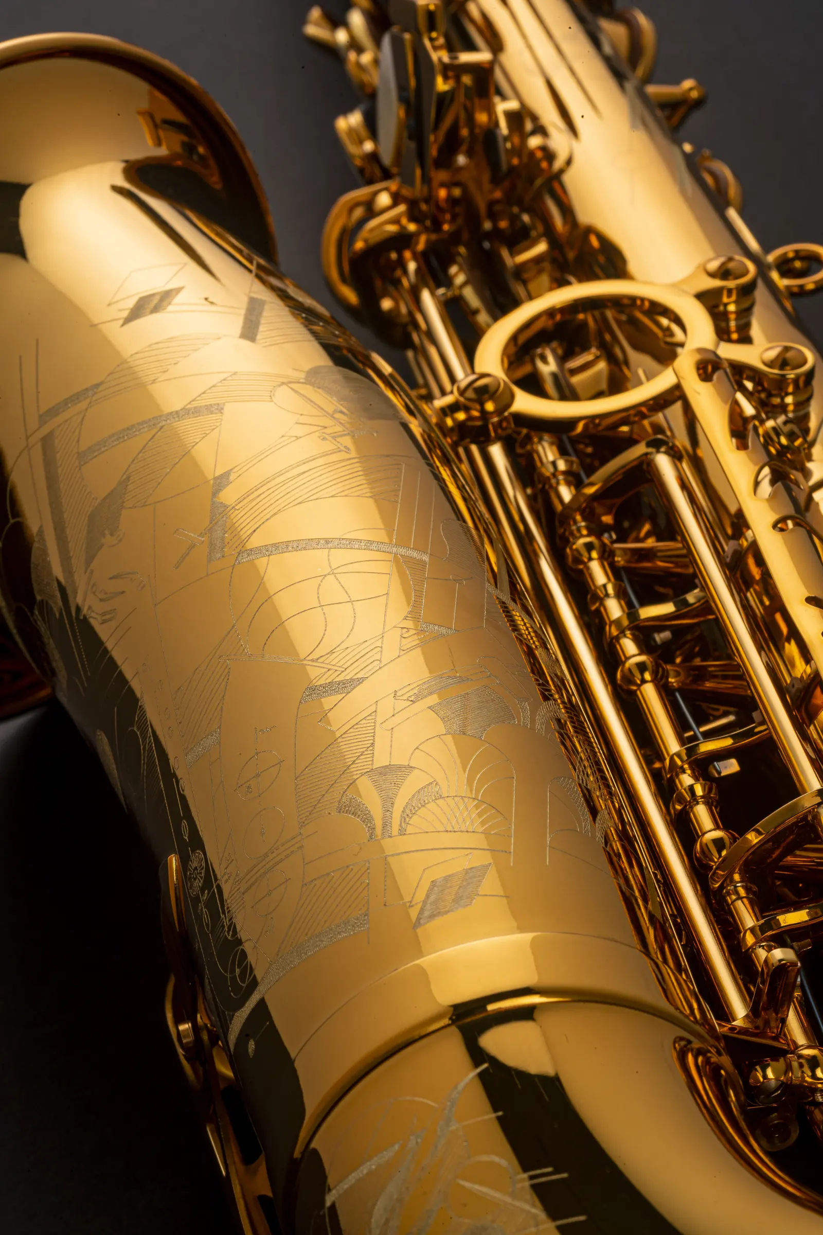 82SIG Selmer Professional Alto Saxophone ArtShot - zoomed in