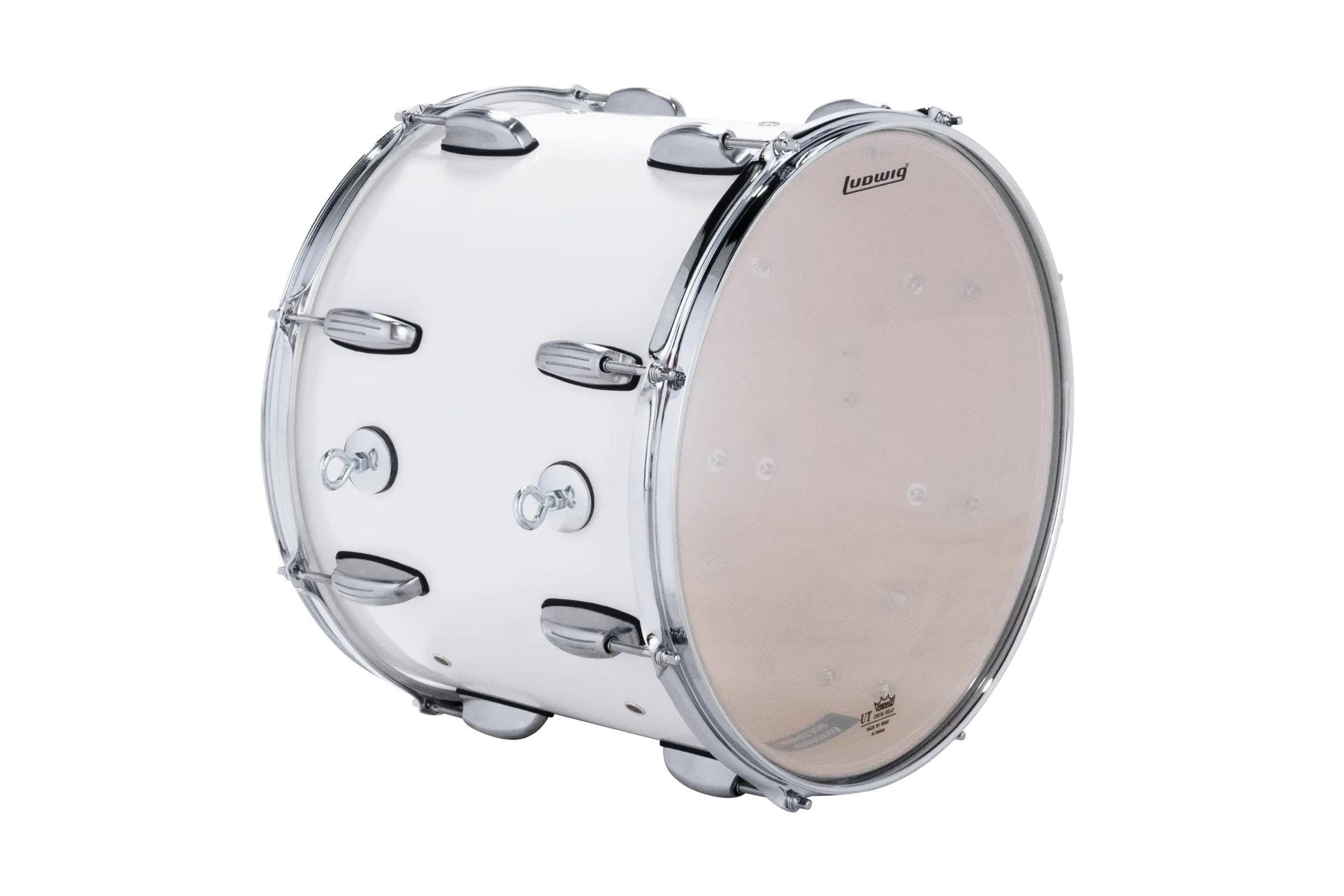 LU2CT15ACW Ludwig 12X15 ULT2 CHEST TENOR WHITE - zoomed in