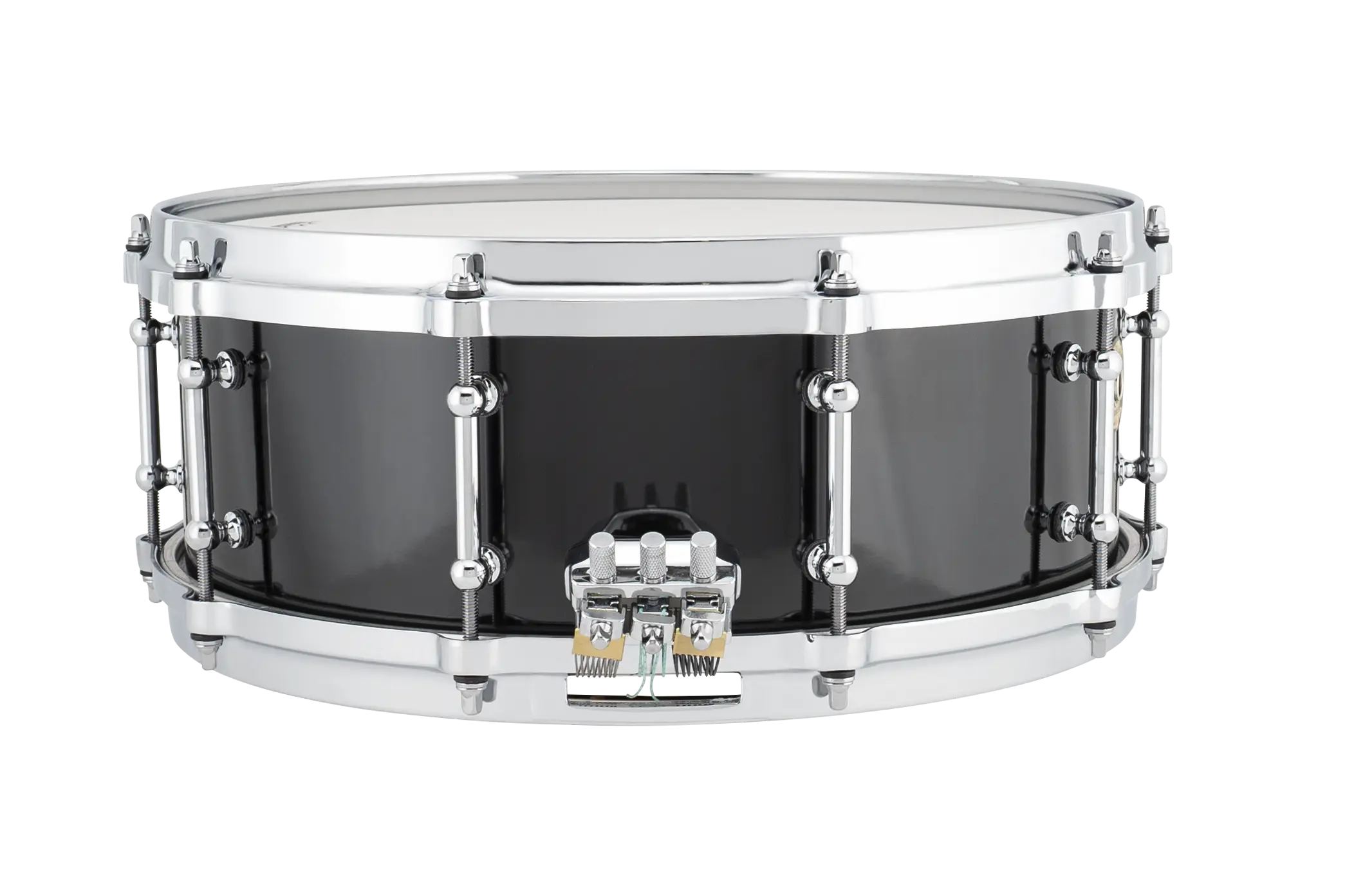 LCS514TD0G Ludwig Concert Black cortex 5x14 Snare drum B - zoomed in