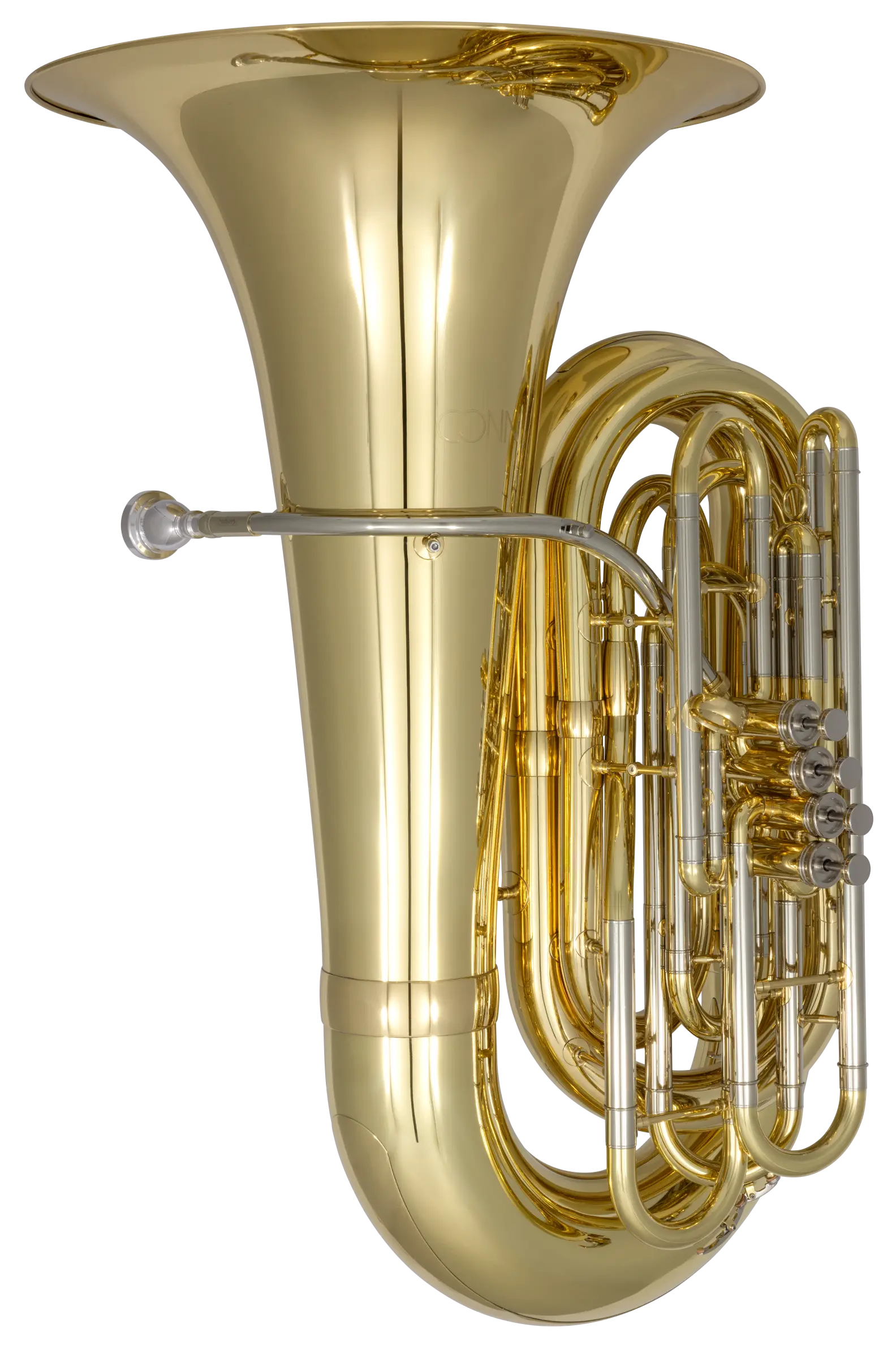 CBB6124 Conn Professional Tuba - zoomed in